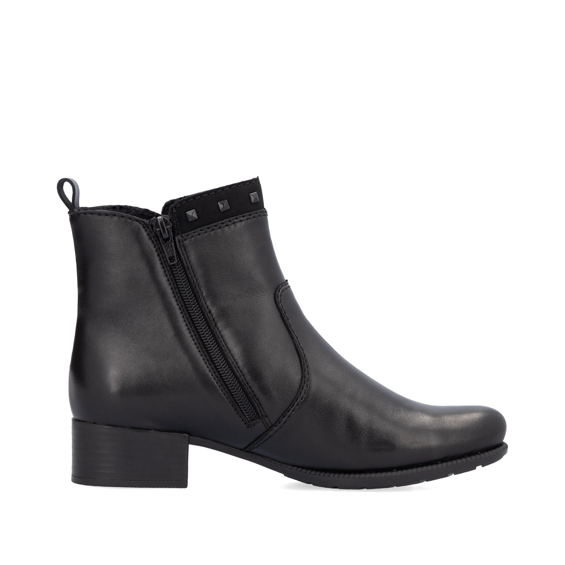 Black Zip Boots for Women | Rieker 78657-00