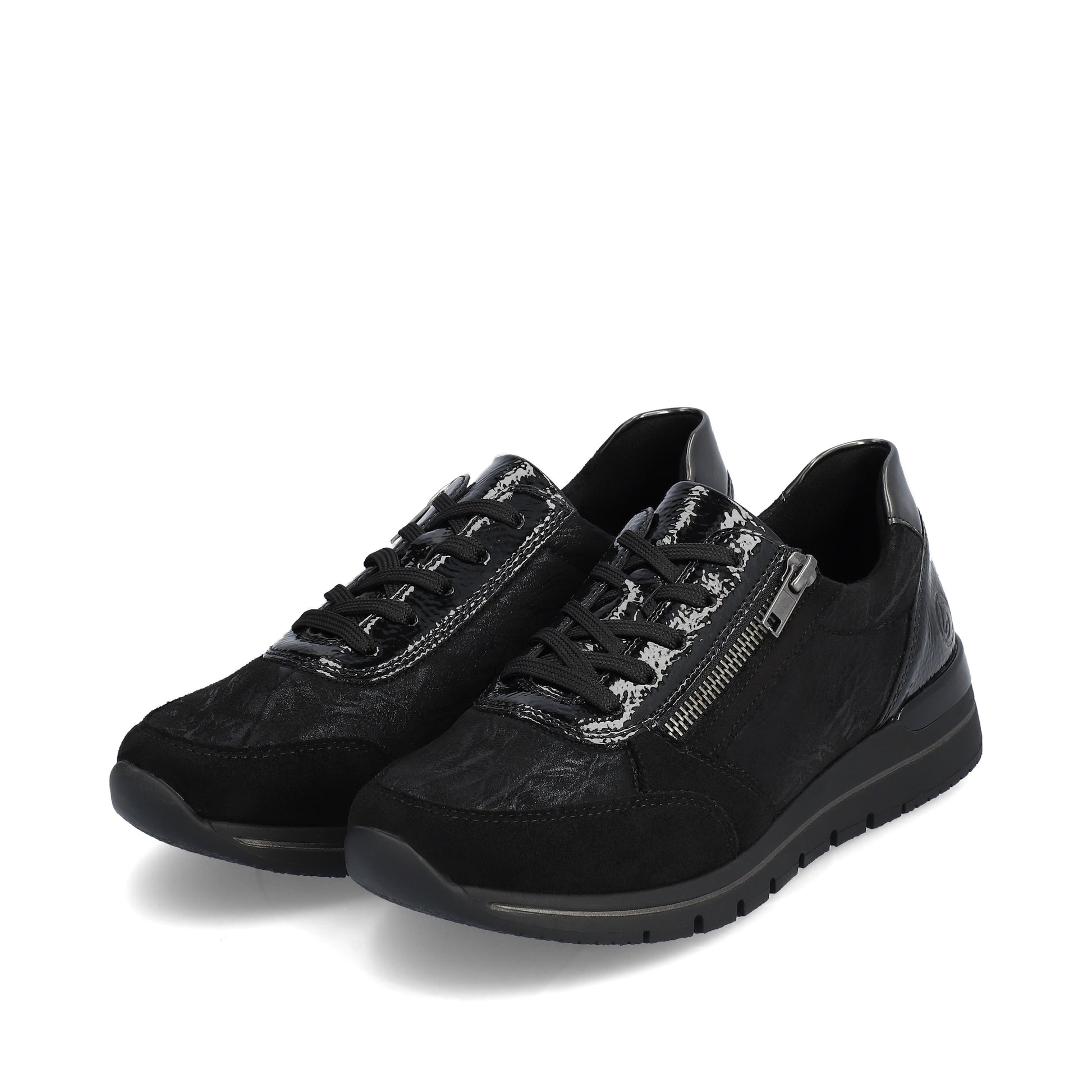 Black Zip Shoes for Women | Remonte R6700-03