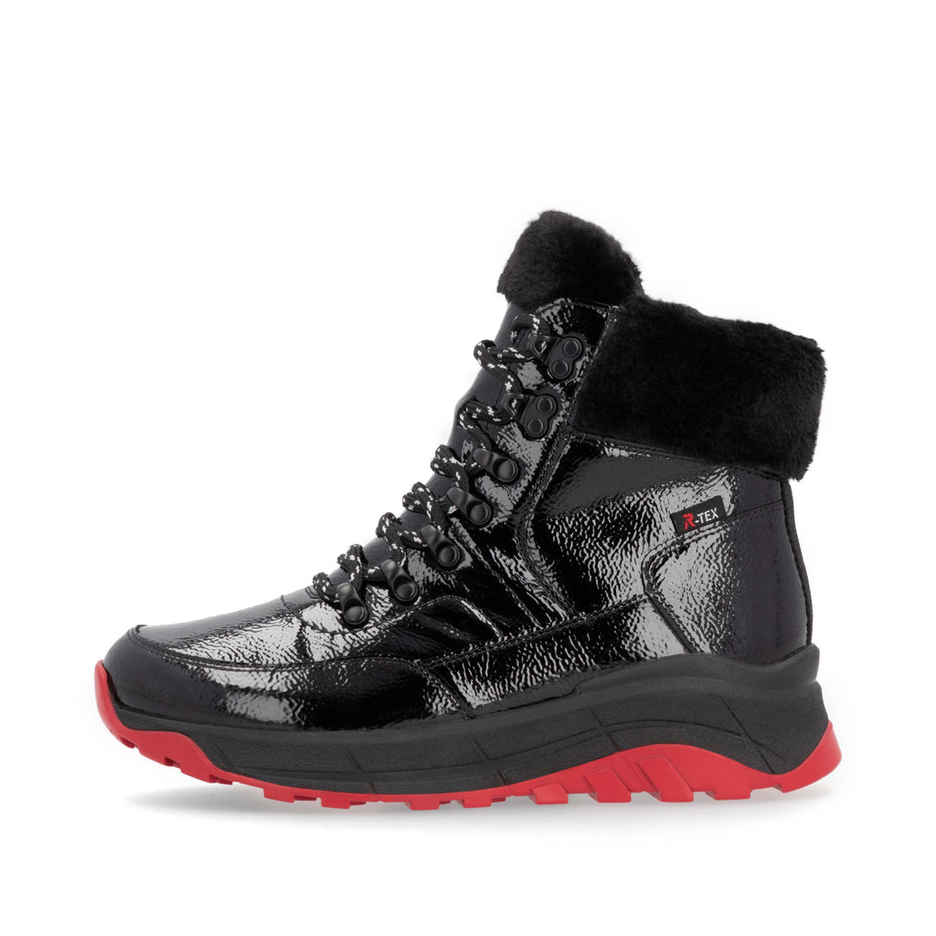 Black Zip Boots for Women | Rieker Sport W0063-01