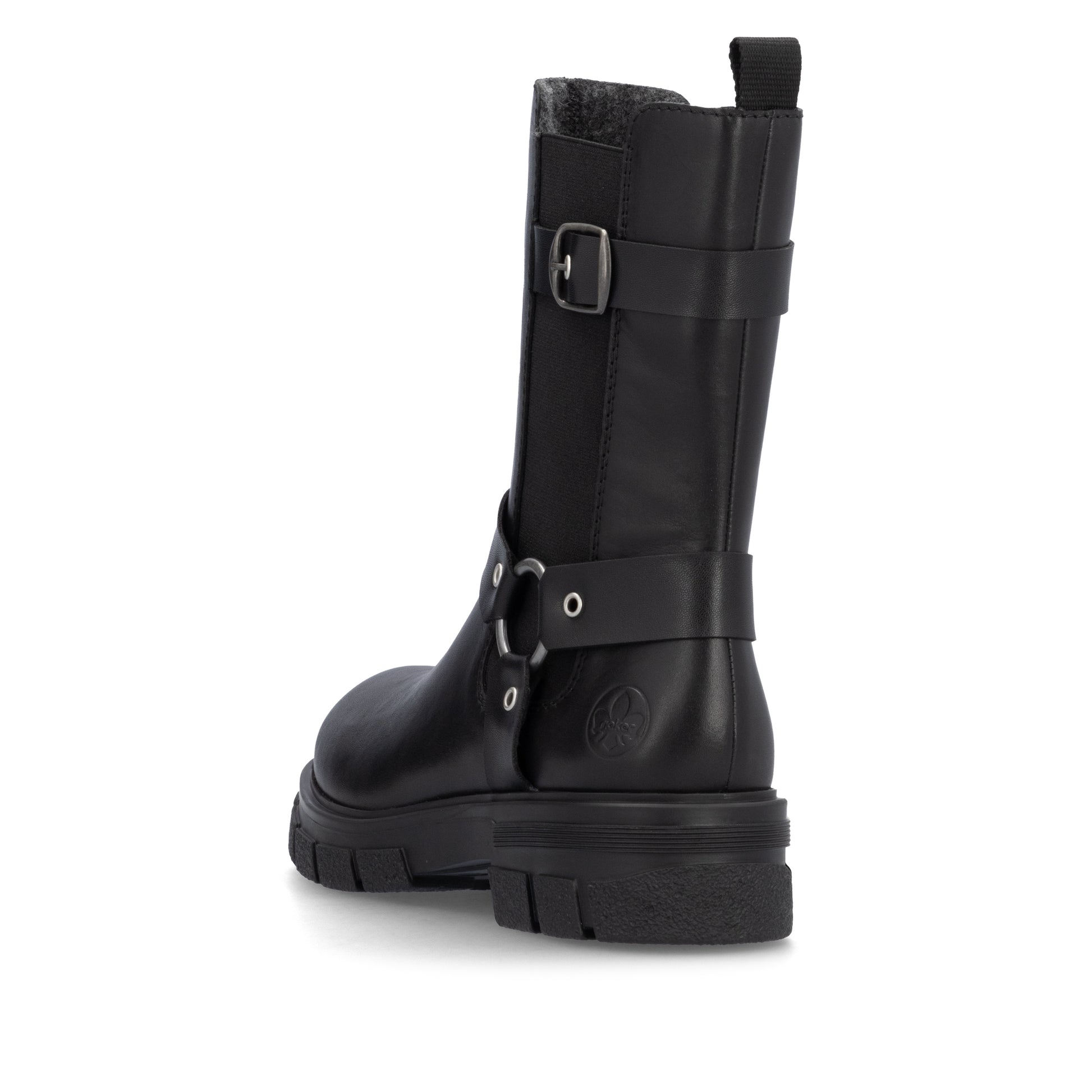 Black Zip Boots for Women | Rieker Z9177-00