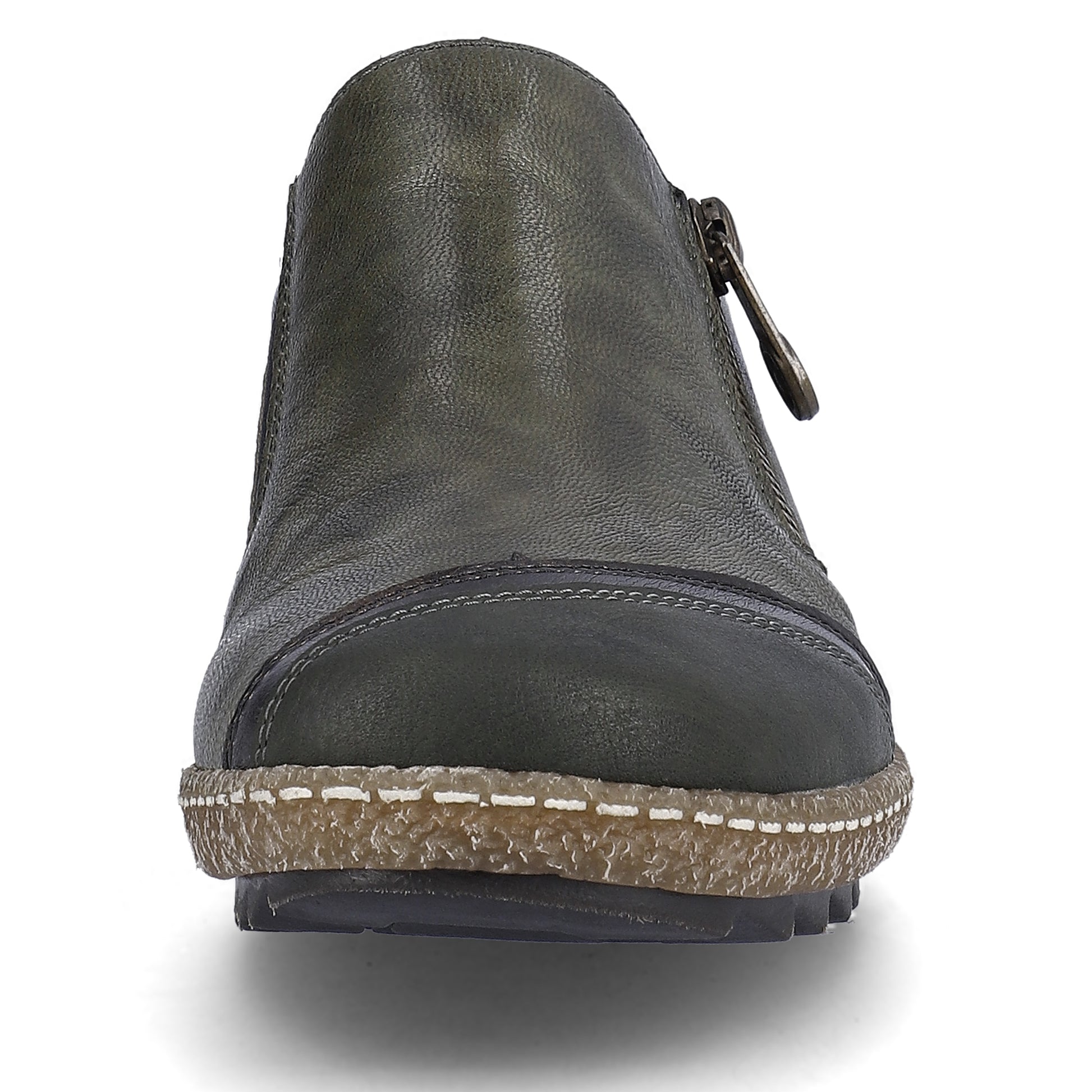 Green Zip Shoes for Women | Rieker L7571-54