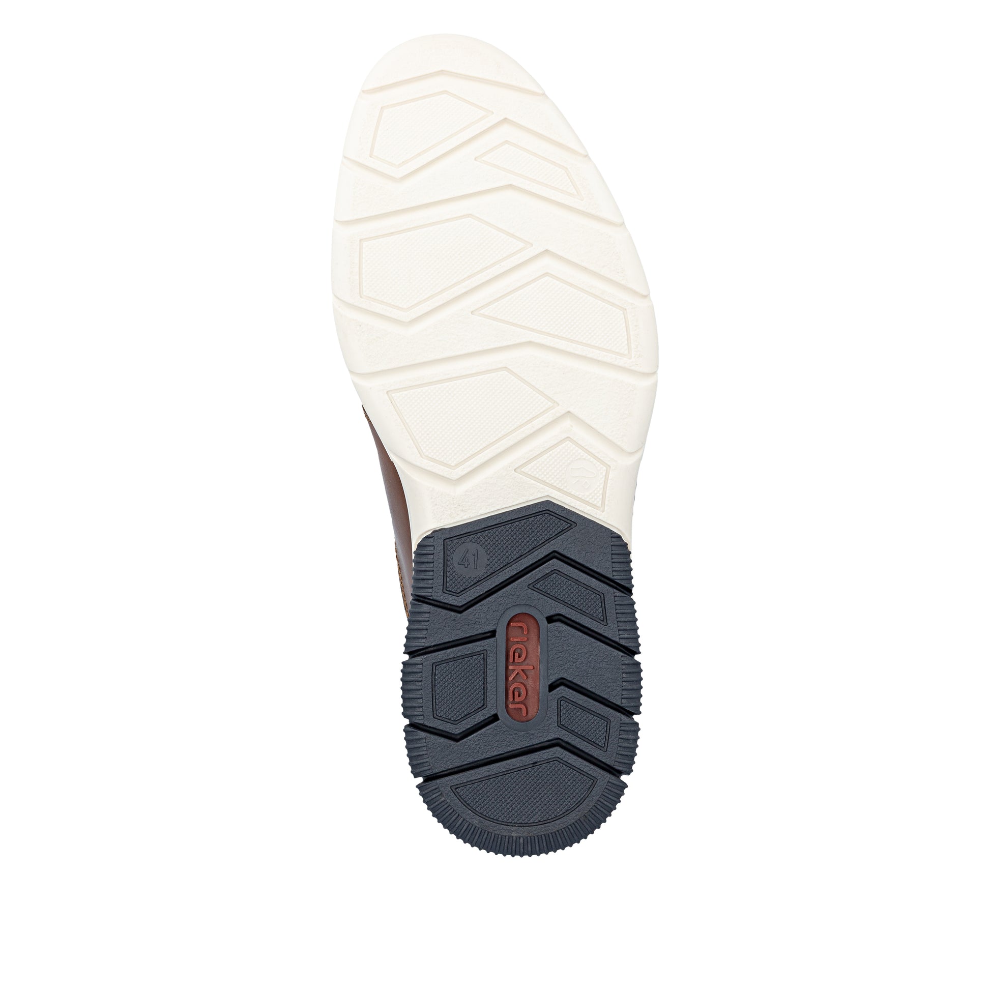 Brown Elasticated Shoes for Men | Rieker 14405-24