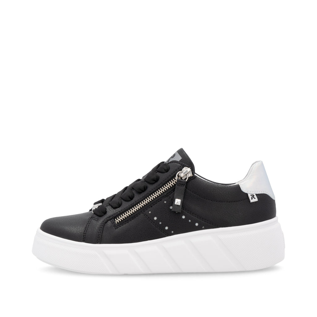 Black Zip Shoes for Women | Rieker W2605-00