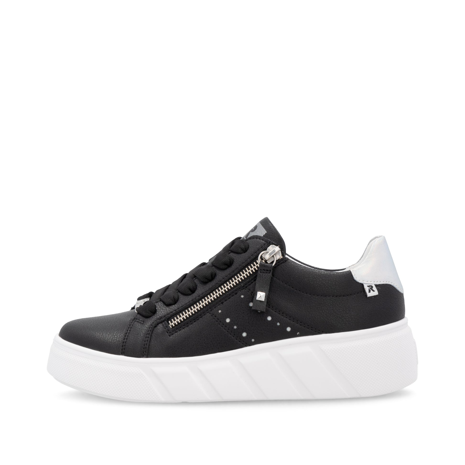 Black Zip Shoes for Women | Rieker W2605-00