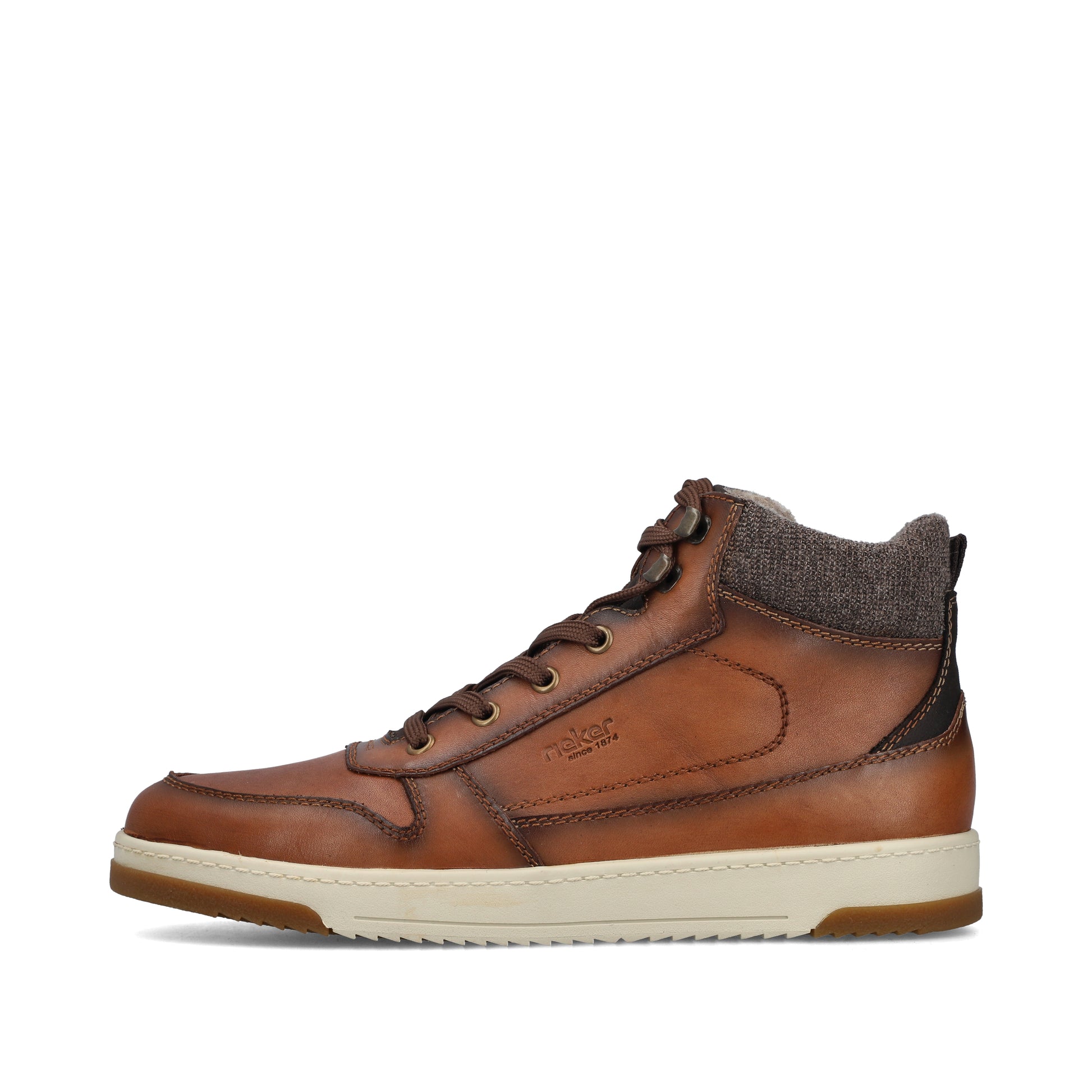 Brown Zip Boots for Men | Rieker 17530-25