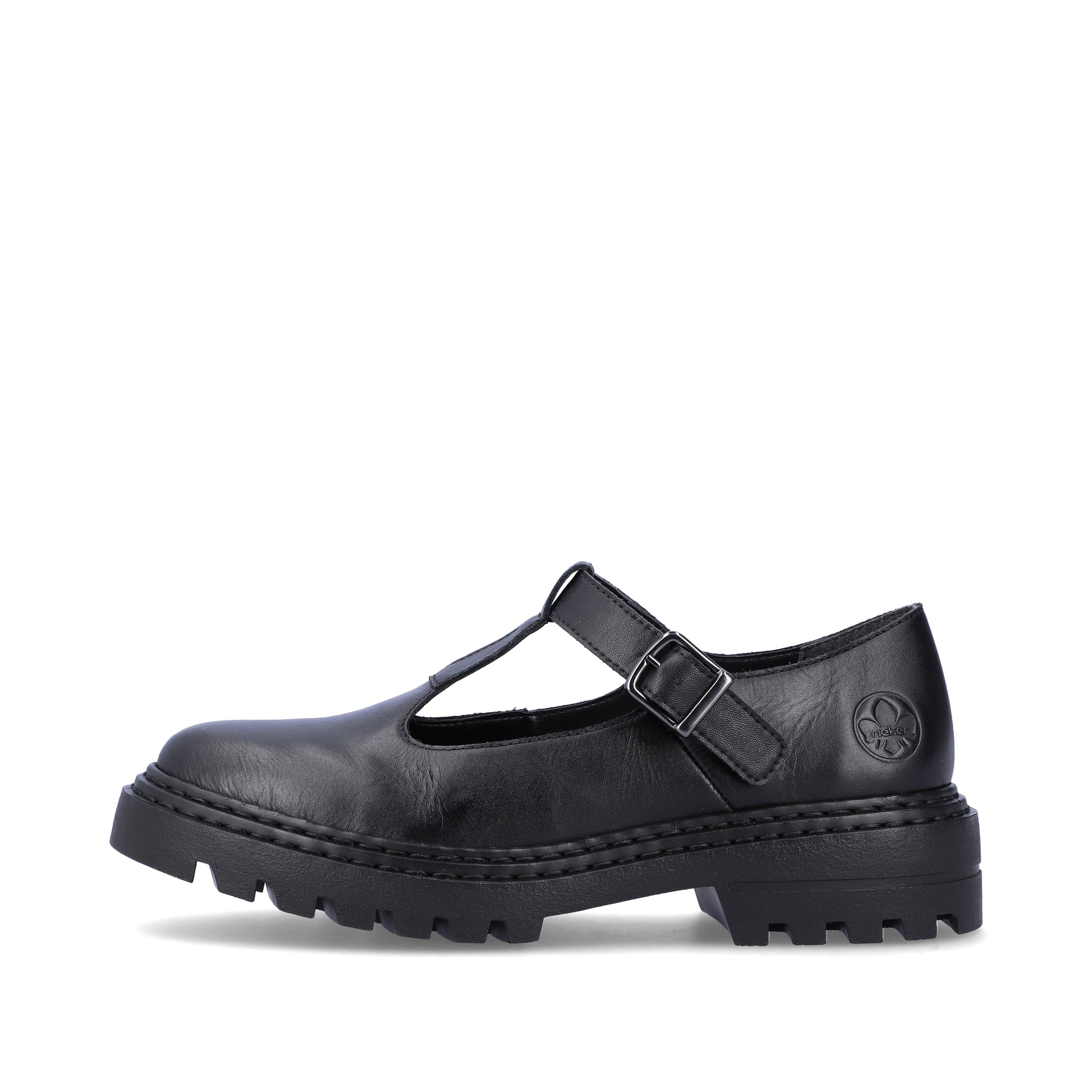 Black Buckle Shoes for Women | Rieker Z9664-00