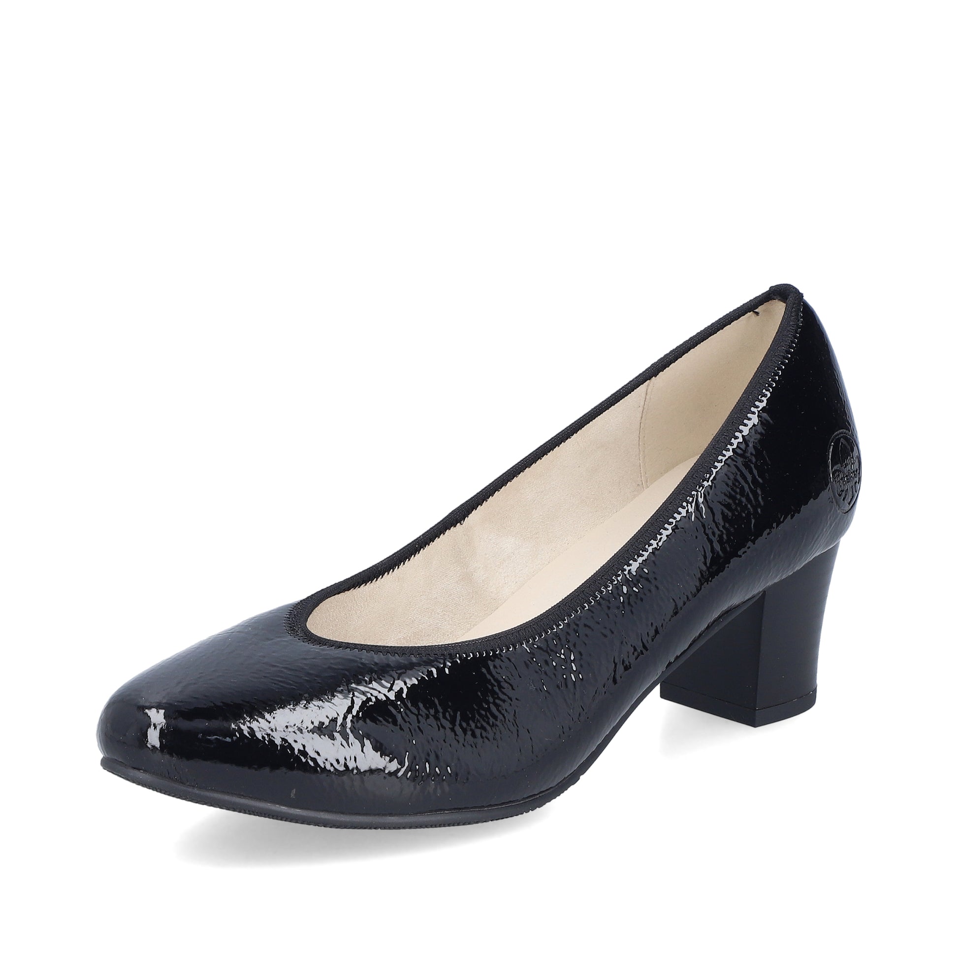 Black Slip-On Shoes for Women | Rieker 44650-02