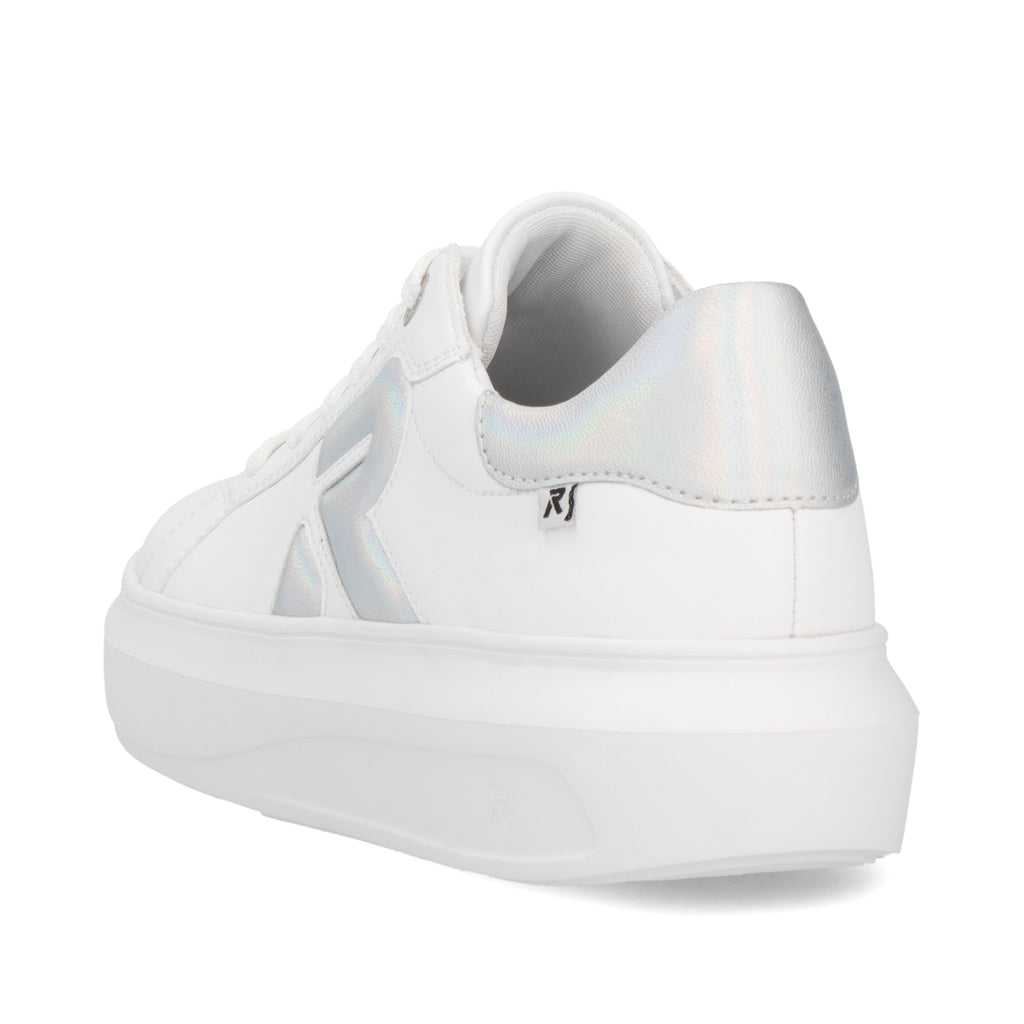 White Elasticated Shoes for Women | Rieker Sport W1204-82