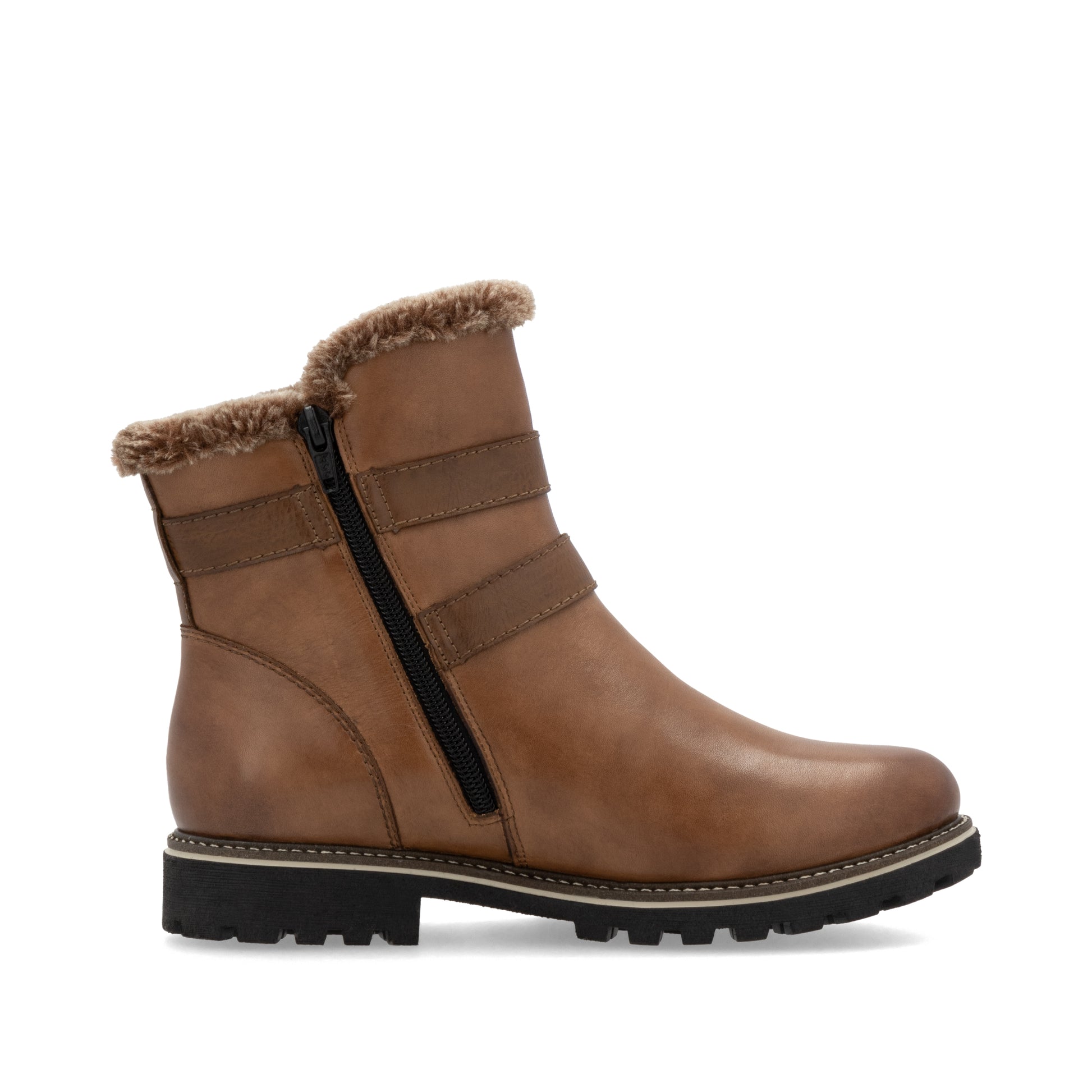Brown Zip Boots for Women | Remonte D8484-24