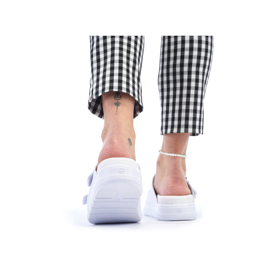 White Buckle Sandals for Women | Rieker P2180-80