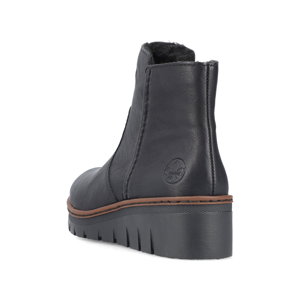 Black Zip Boots for Women | Rieker X9165-00