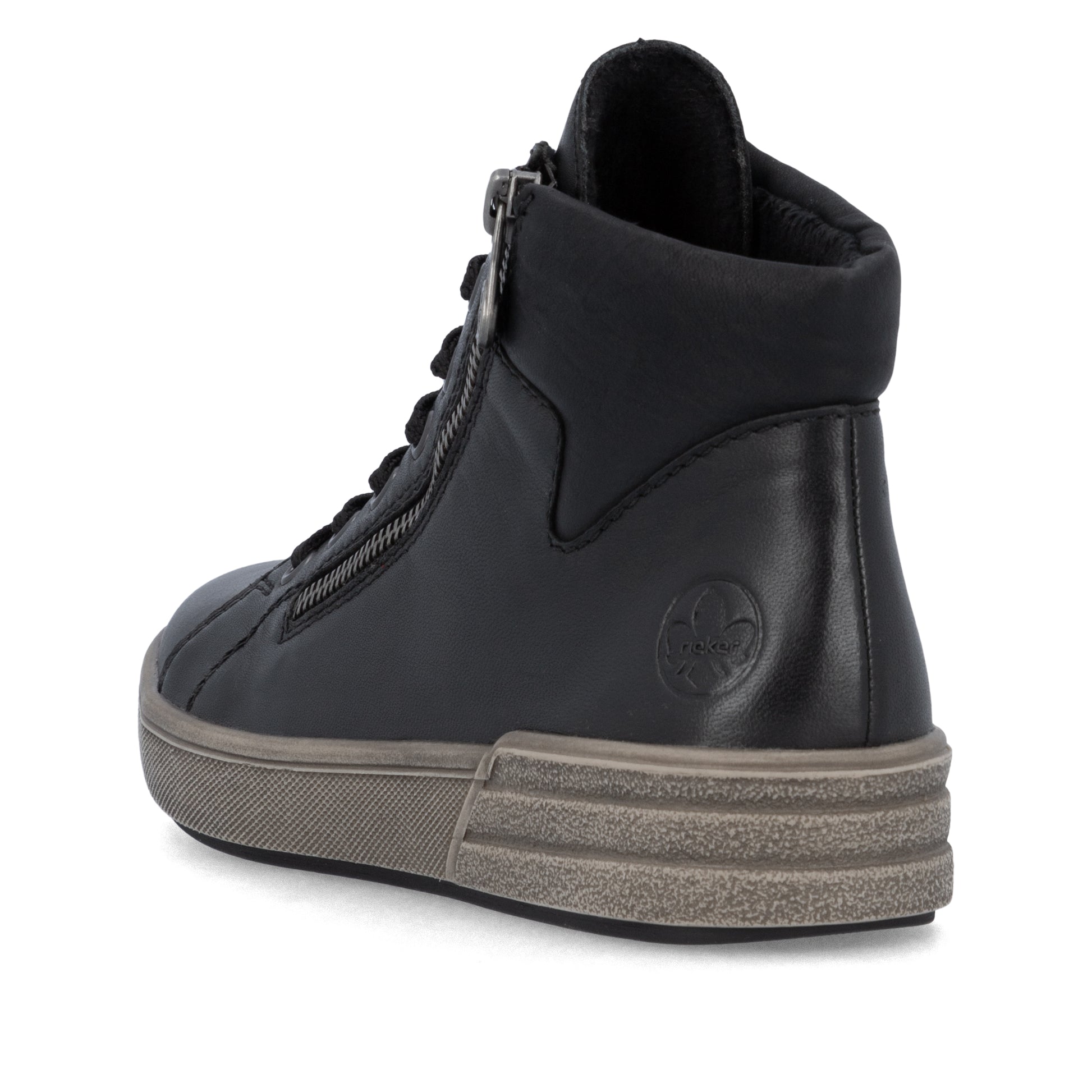 Black Zip Boots for Women | Rieker X0709-01
