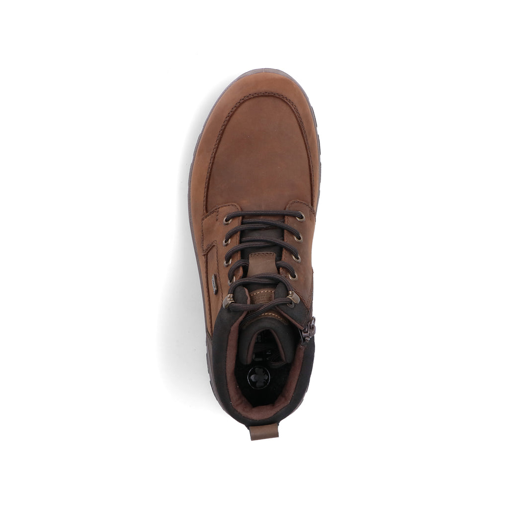Brown Zip Boots for Men | Rieker 03630-22