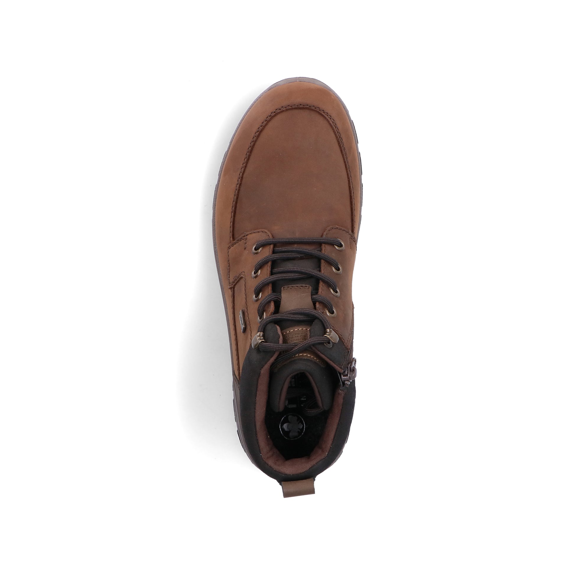 Brown Zip Boots for Men | Rieker 03630-22