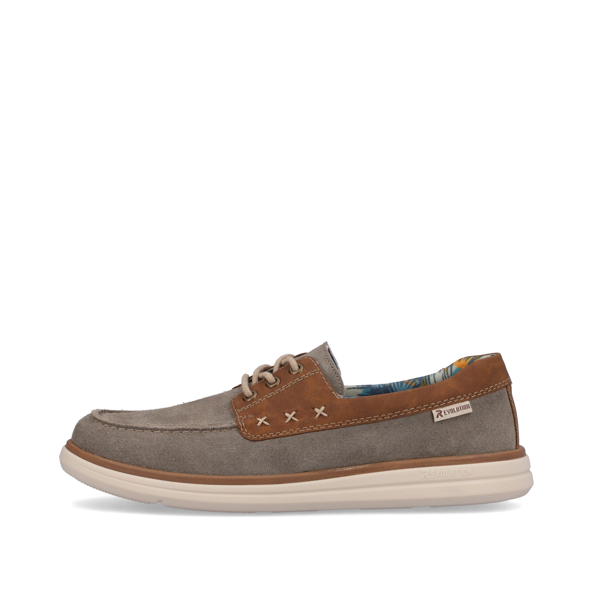 Grey Lace-Up Shoes for Men | Rieker Sport U0601-42