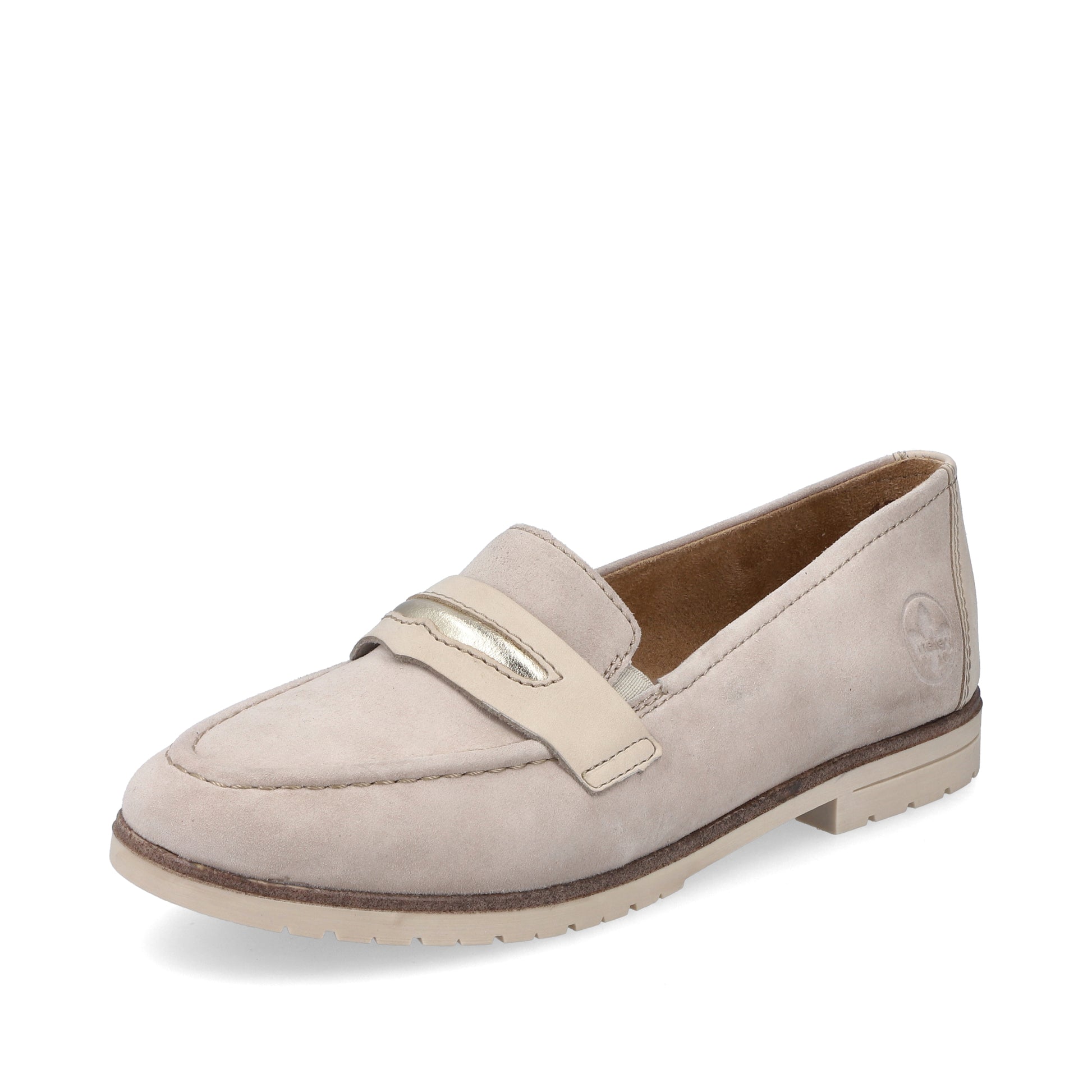 Beige Elasticated Shoes for Women | Rieker 45301-60