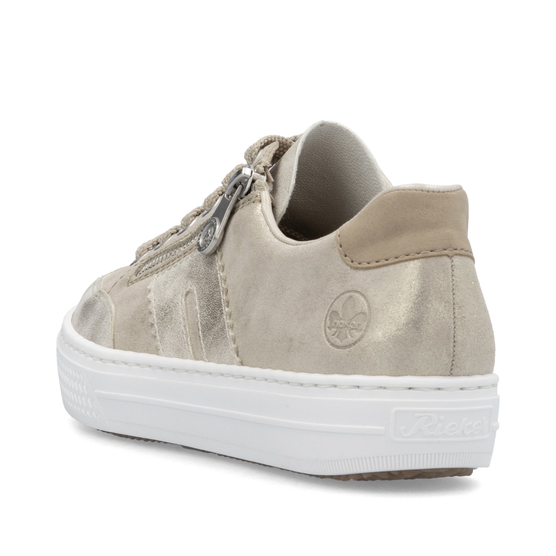 Beige Zip Shoes for Women | Rieker L5903-62