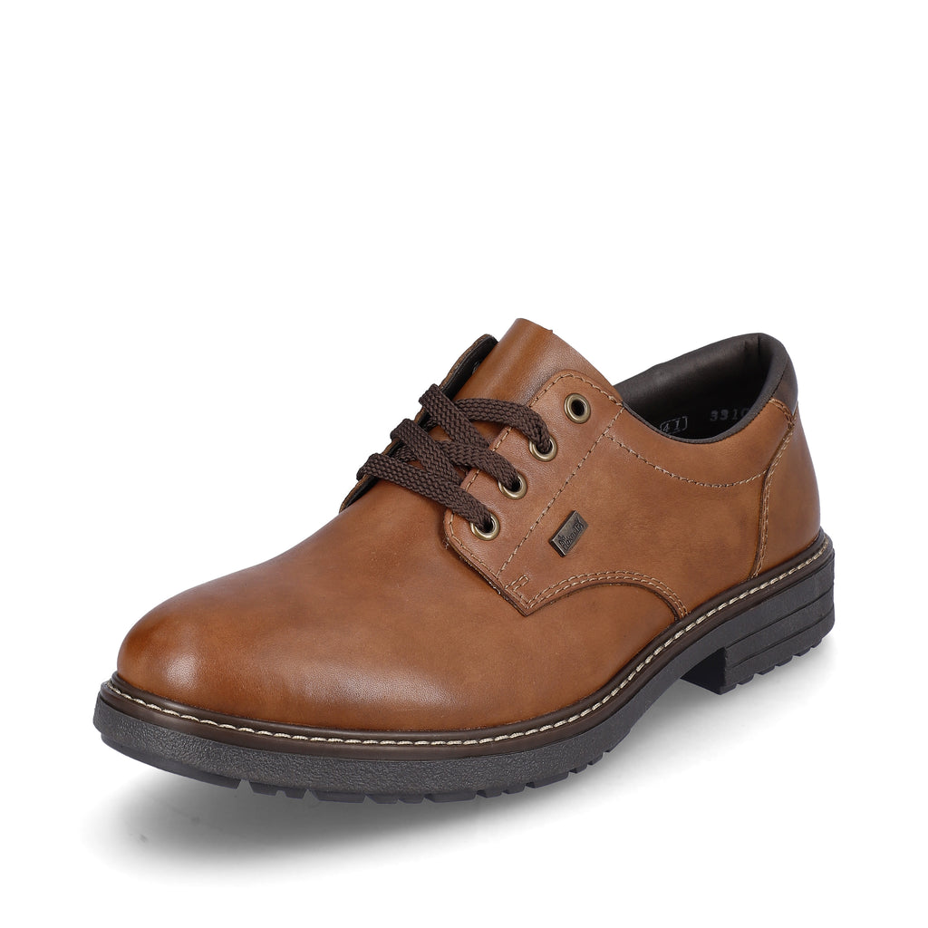 Brown Elasticated Shoes for Men | Rieker 33101-24