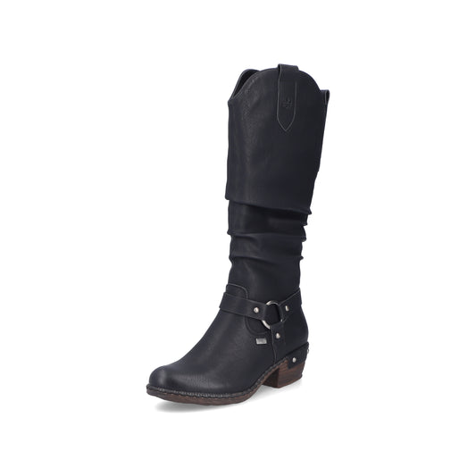 Rieker Woman's Boots - Black | 93670-00
