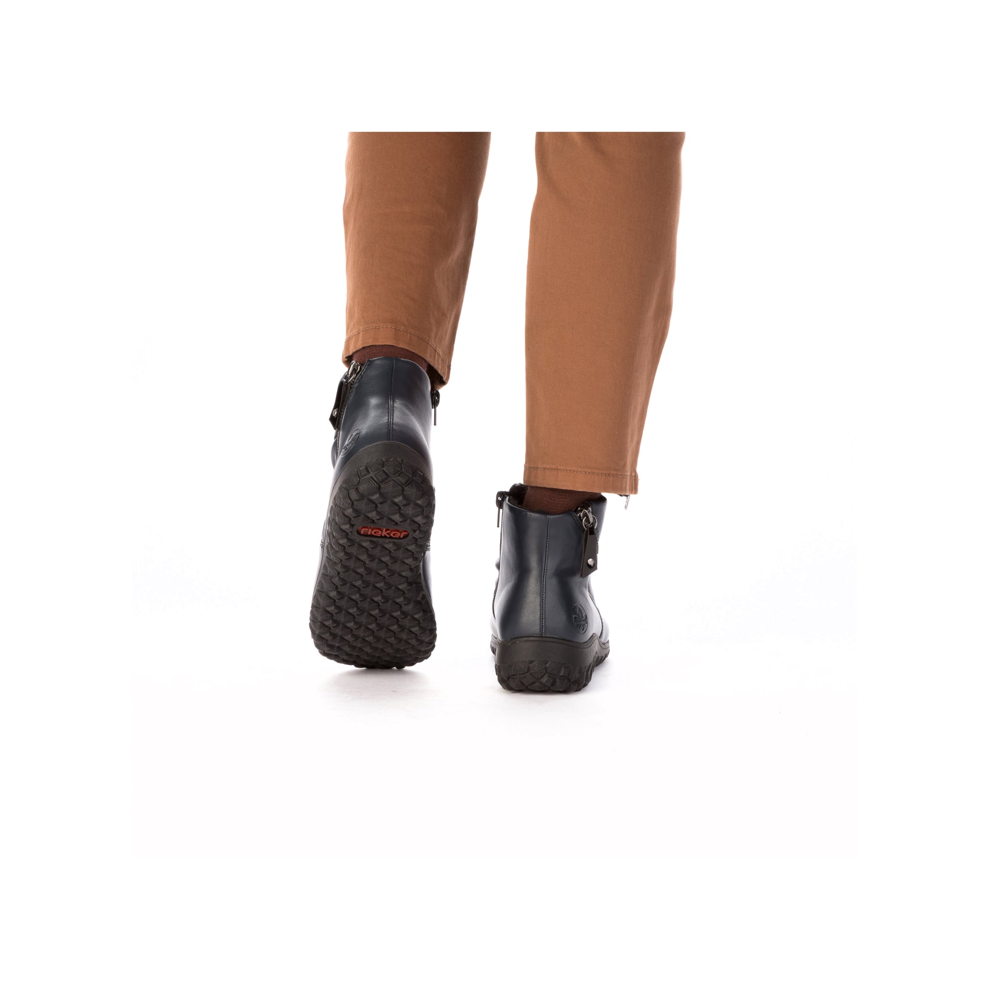 Blue Zip Boots for Women | Rieker 59585-14