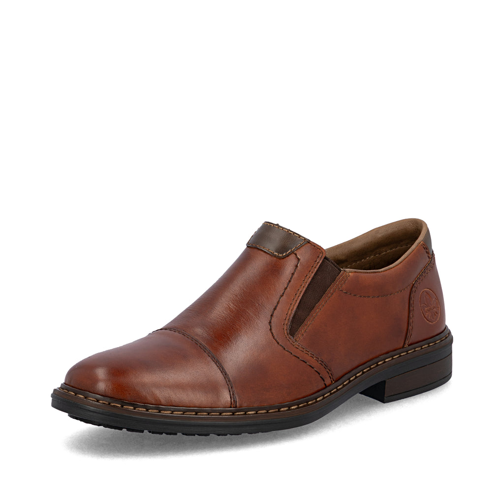 Brown Elasticated Shoes for Men | Rieker 17659-23