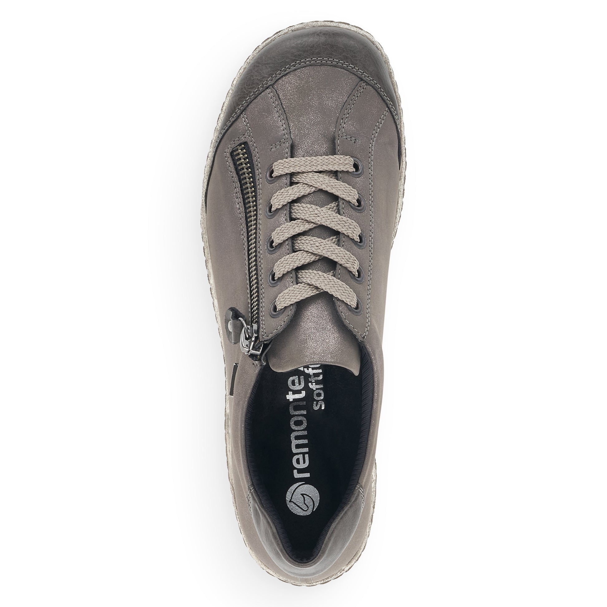 Grey Zip Shoes for Women | Remonte R1402-44