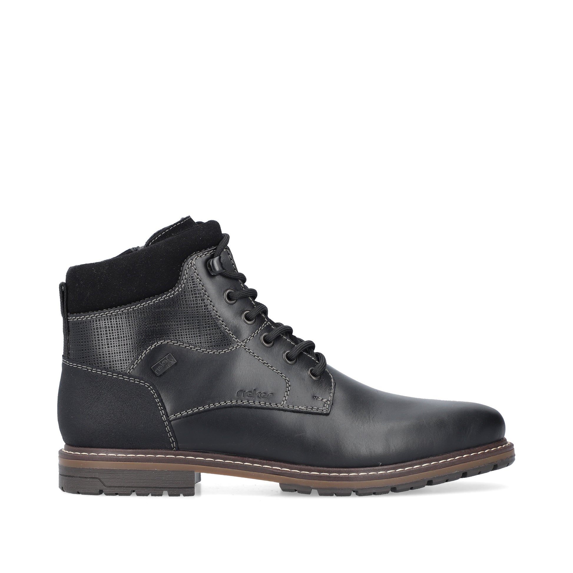 Black Zip Boots for Men | Rieker 13740-00
