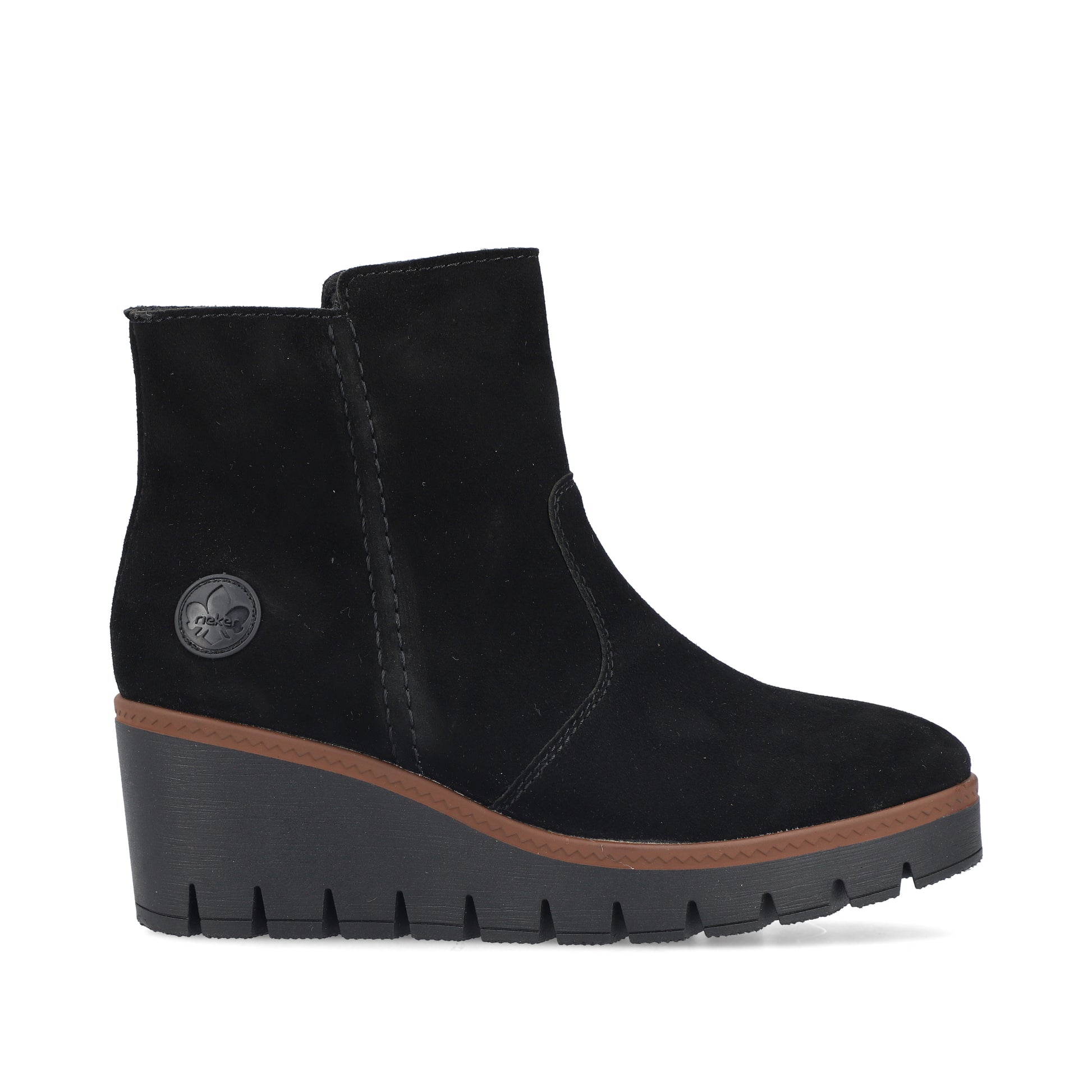Black Zip Boots for Women | Rieker Y5065-00