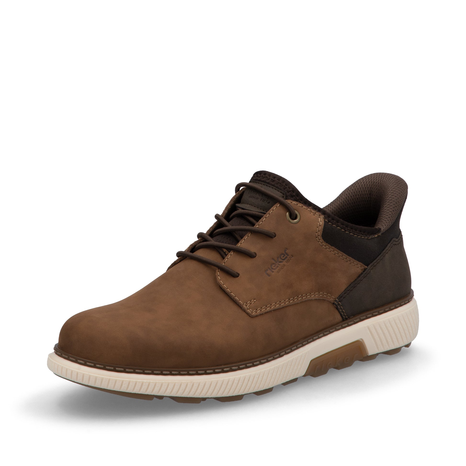 Brown Elasticated Shoes for Men | Rieker B3357-24