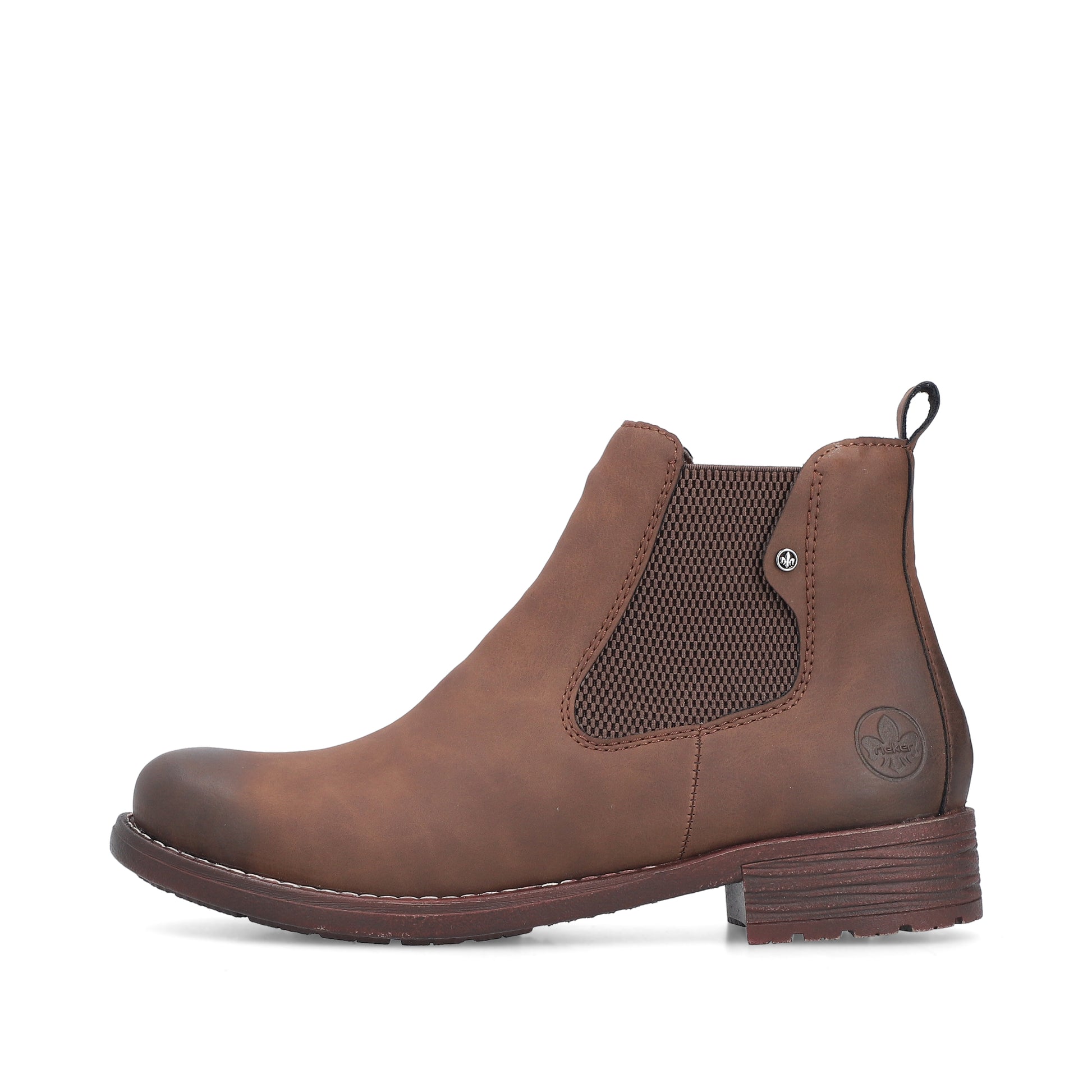 Brown Elasticated Boots for Women | Rieker 79450-24