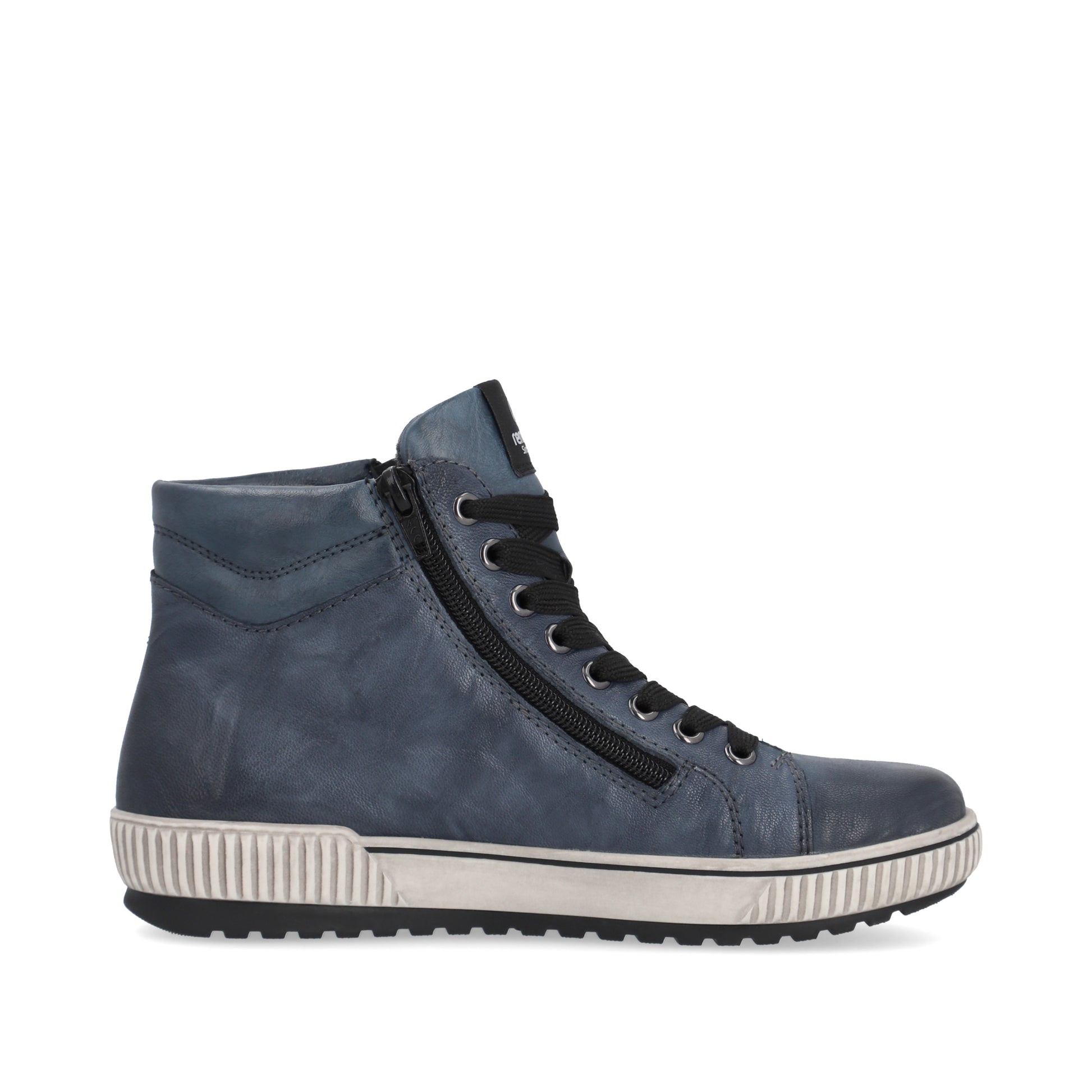 Blue Zip Boots for Women | Remonte D0772-14