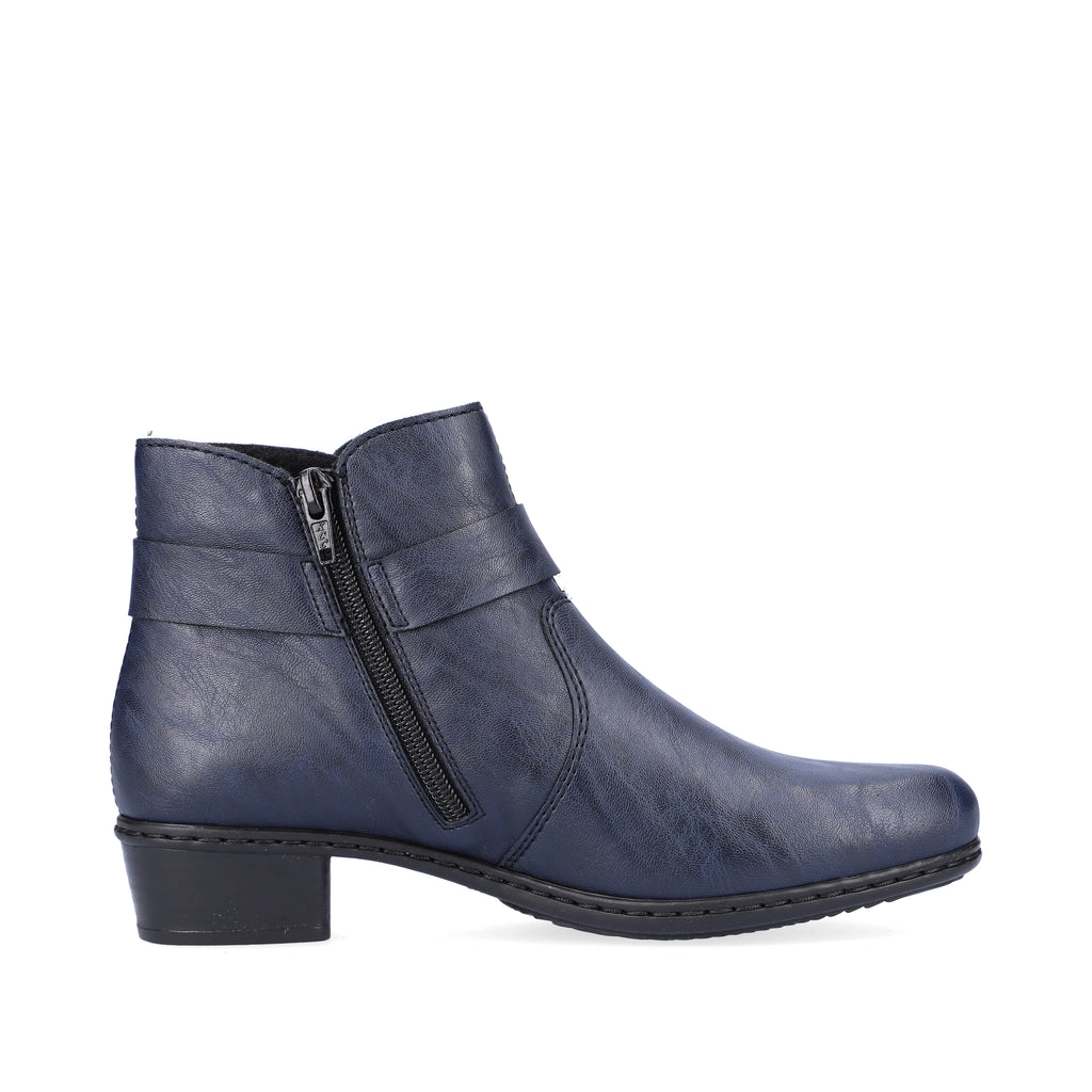 Blue Zip Boots for Women | Rieker Y0775-14