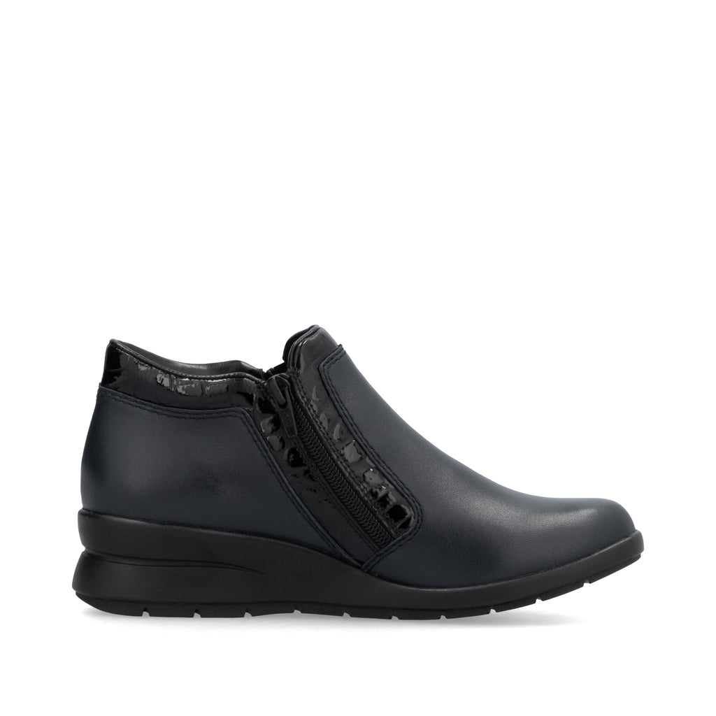 Blue Zip Boots for Women | Rieker L4883-14