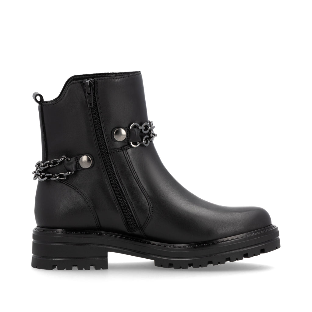 Black Zip Boots for Women | Remonte D2285-00
