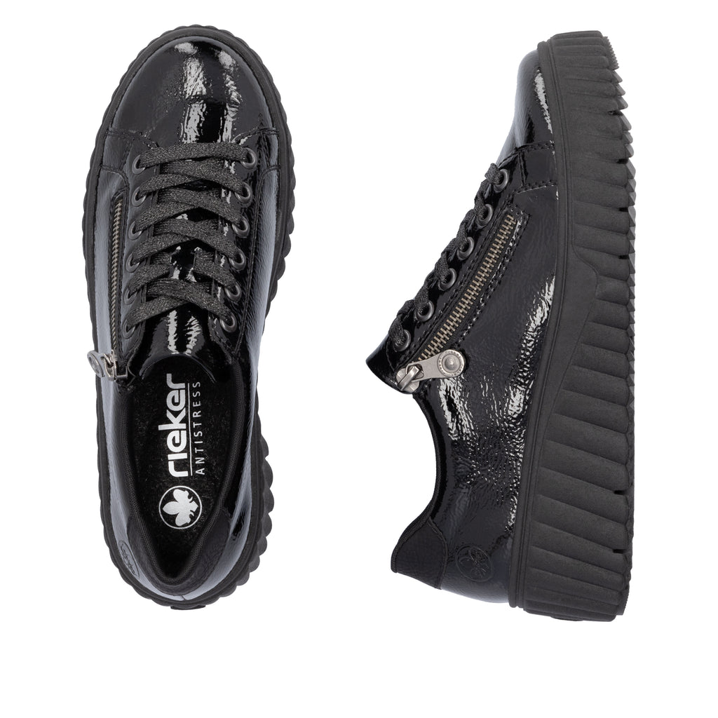 Black Zip Shoes for Women | Rieker N2501-00