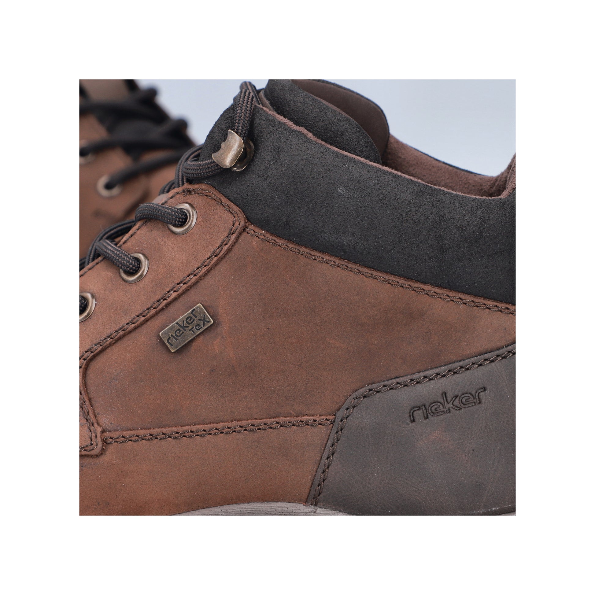 Brown Zip Boots for Men | Rieker 03630-22