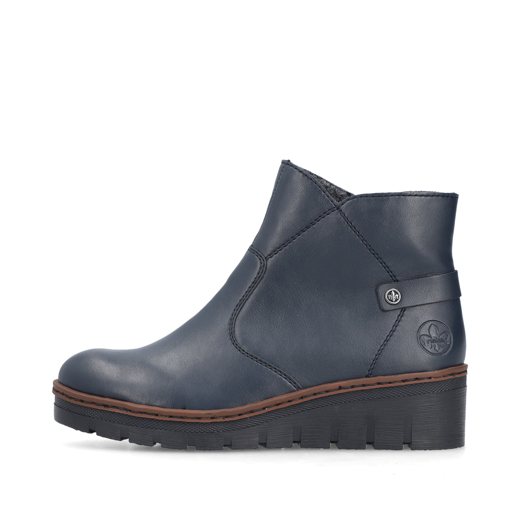 Blue Zip Boots for Women | Rieker X9164-14