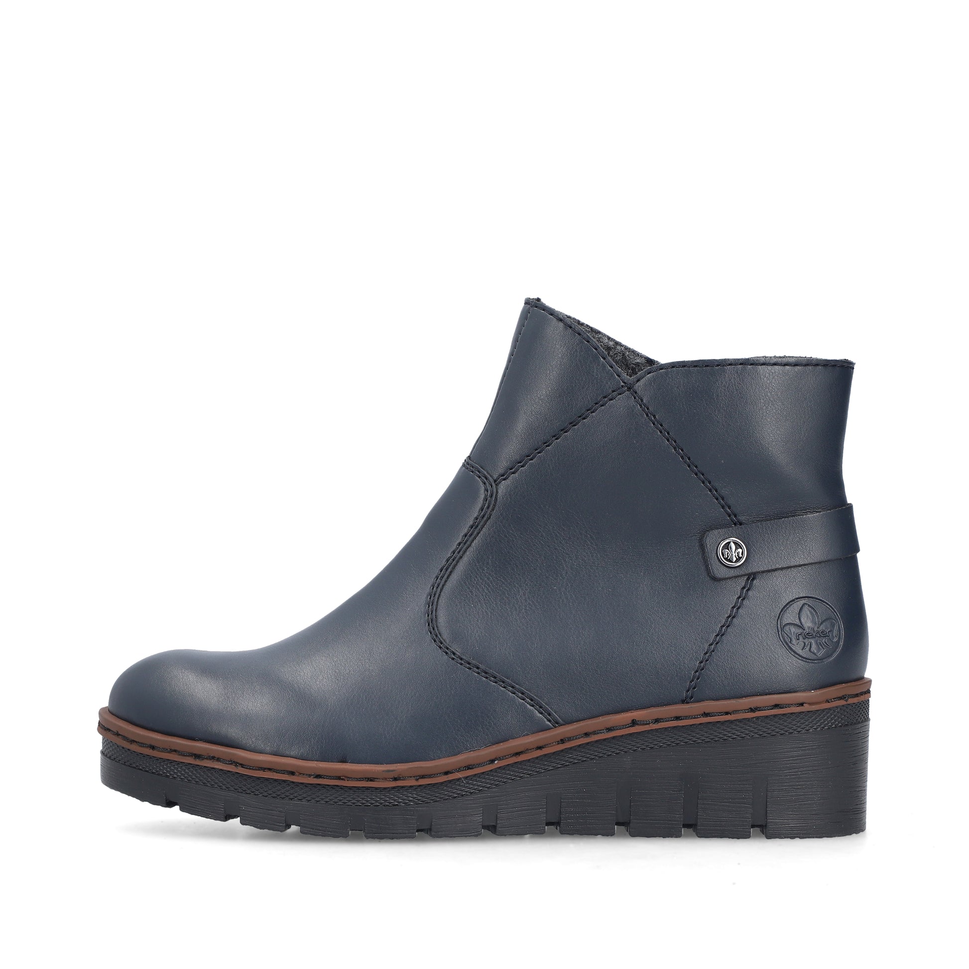 Blue Zip Boots for Women | Rieker X9164-14