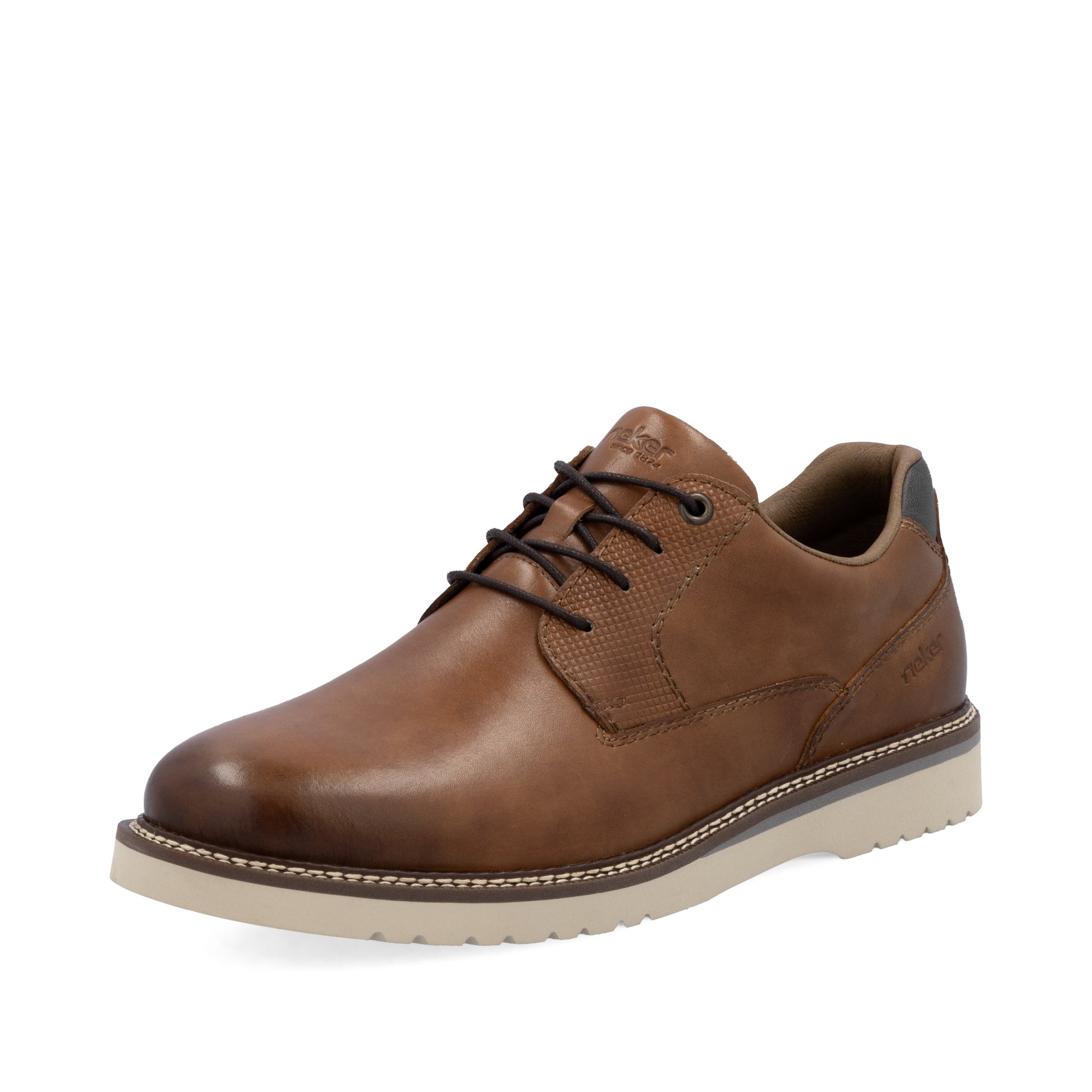 Brown Elasticated Shoes for Men | Rieker 04503-24