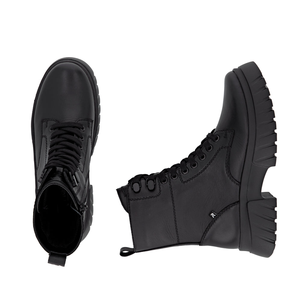 Black Zip Boots for Women | Rieker Sport W1870-02