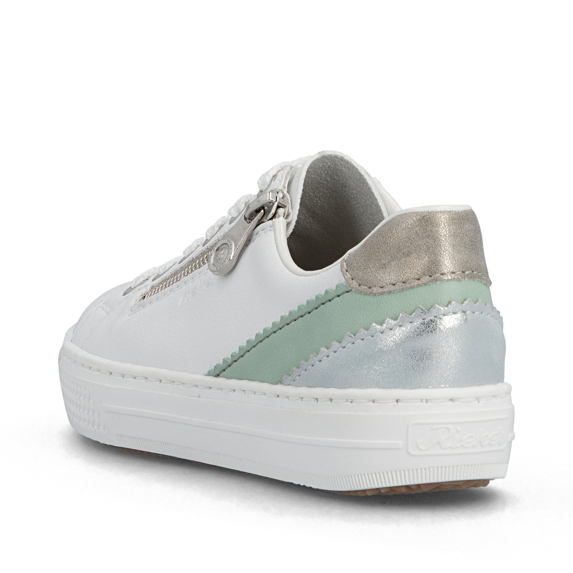 White Zip Shoes for Women | Rieker L5900-80