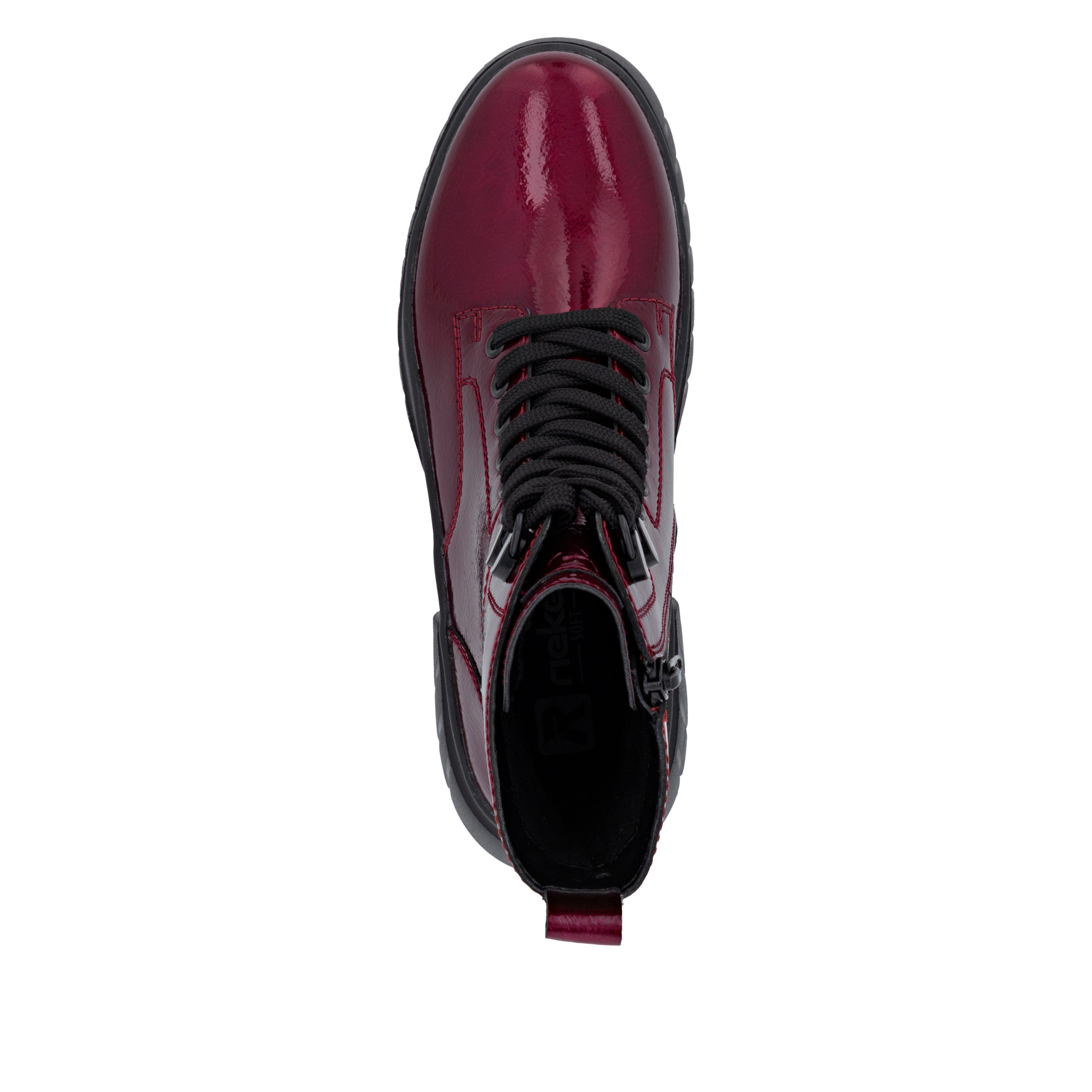 Red Zip Boots for Women | Rieker Sport W1870-35