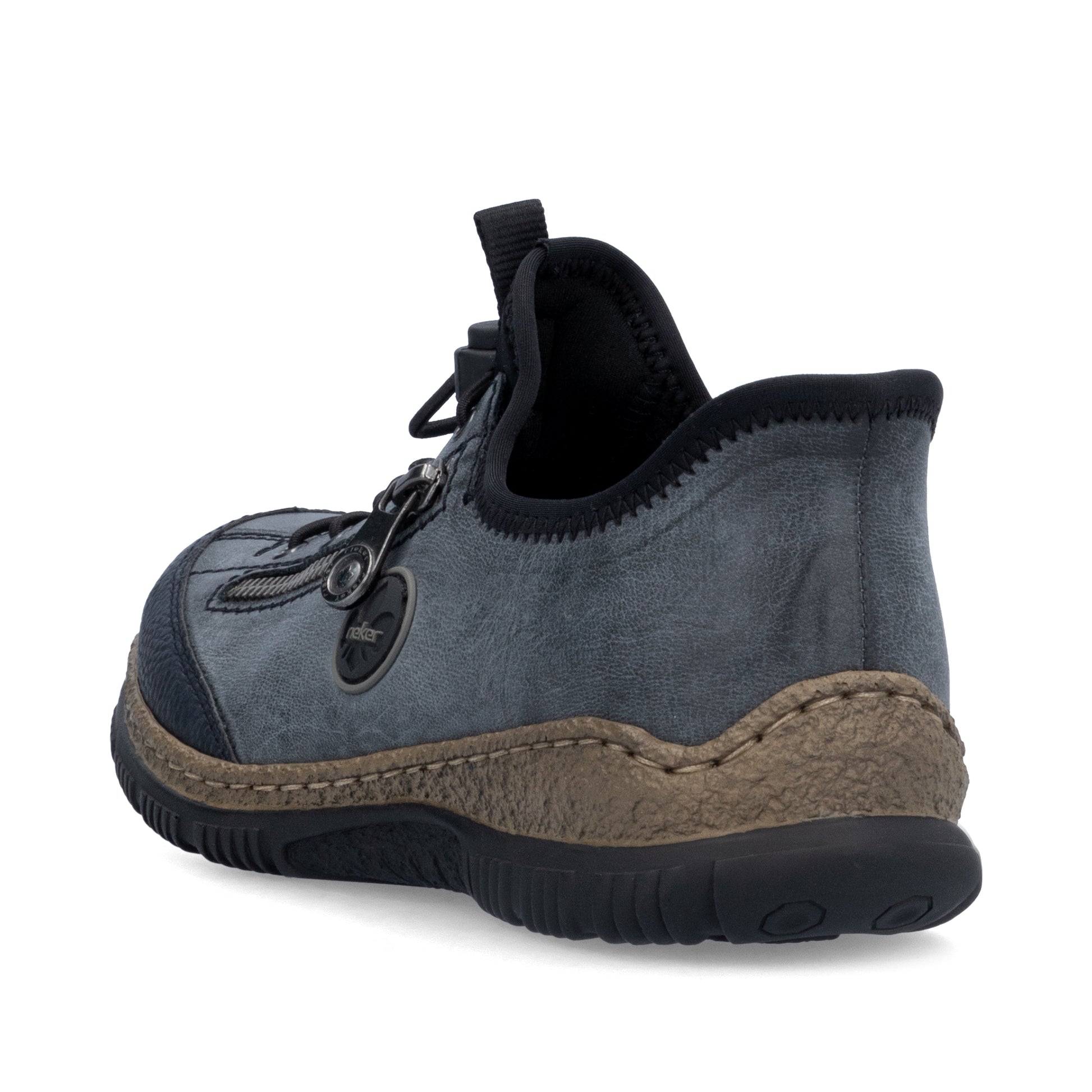 Blue Elasticated Shoes for Women | Rieker N3267-14