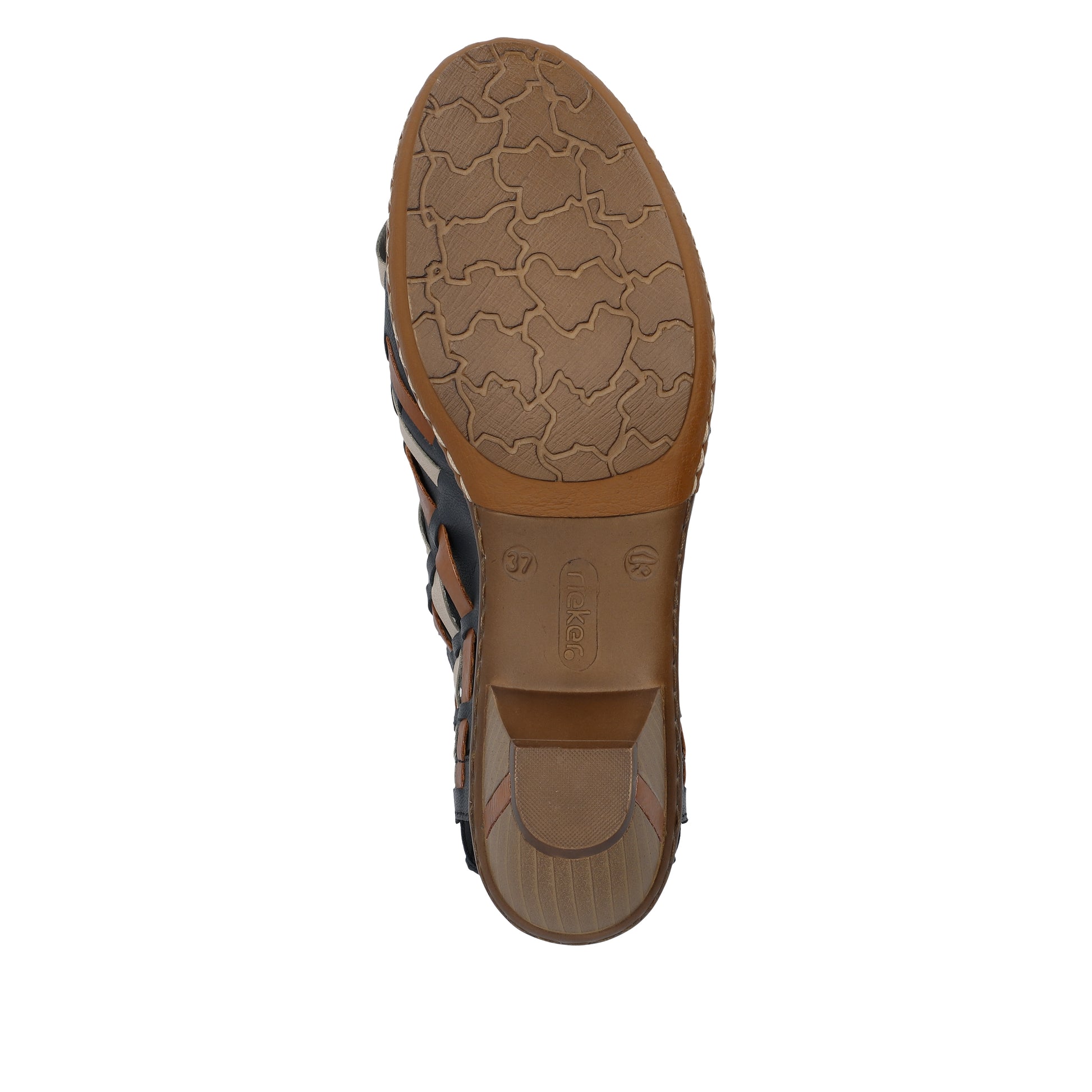 Blue Elasticated Shoes for Women | Rieker 46778-14