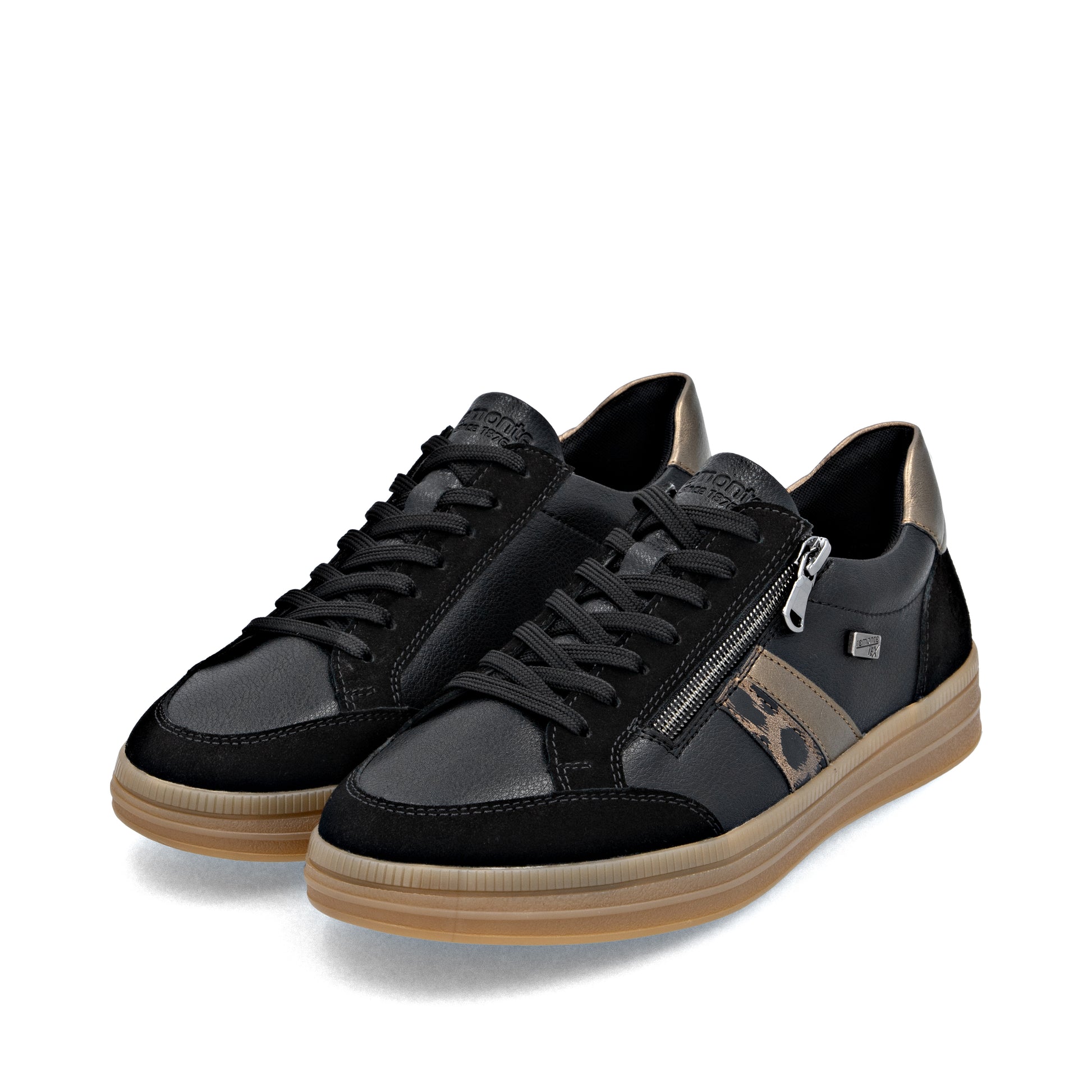 Black Zip Shoes for Women | Remonte D2C04-03
