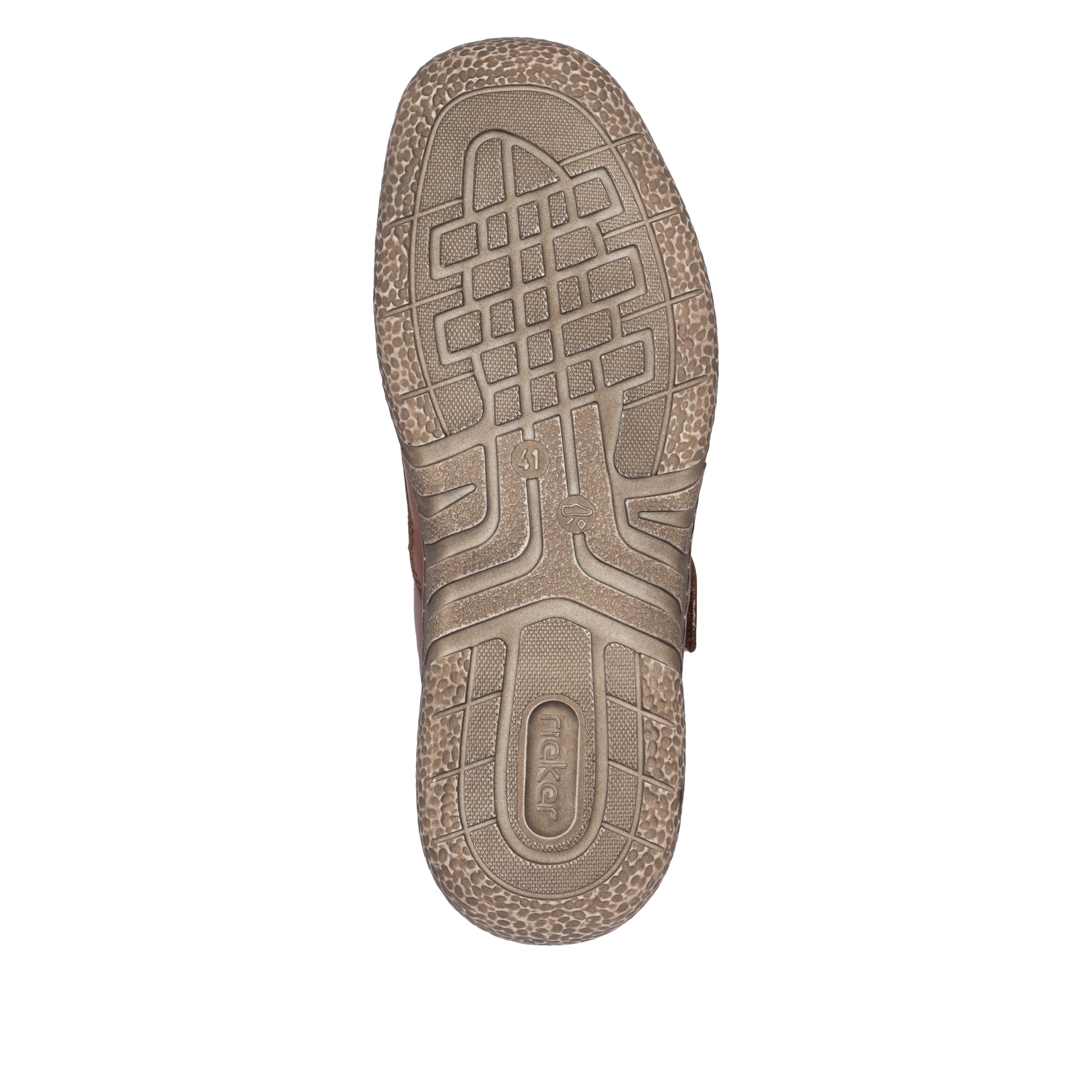 Brown Hook & Loop Shoes for Men | Rieker 03578-24