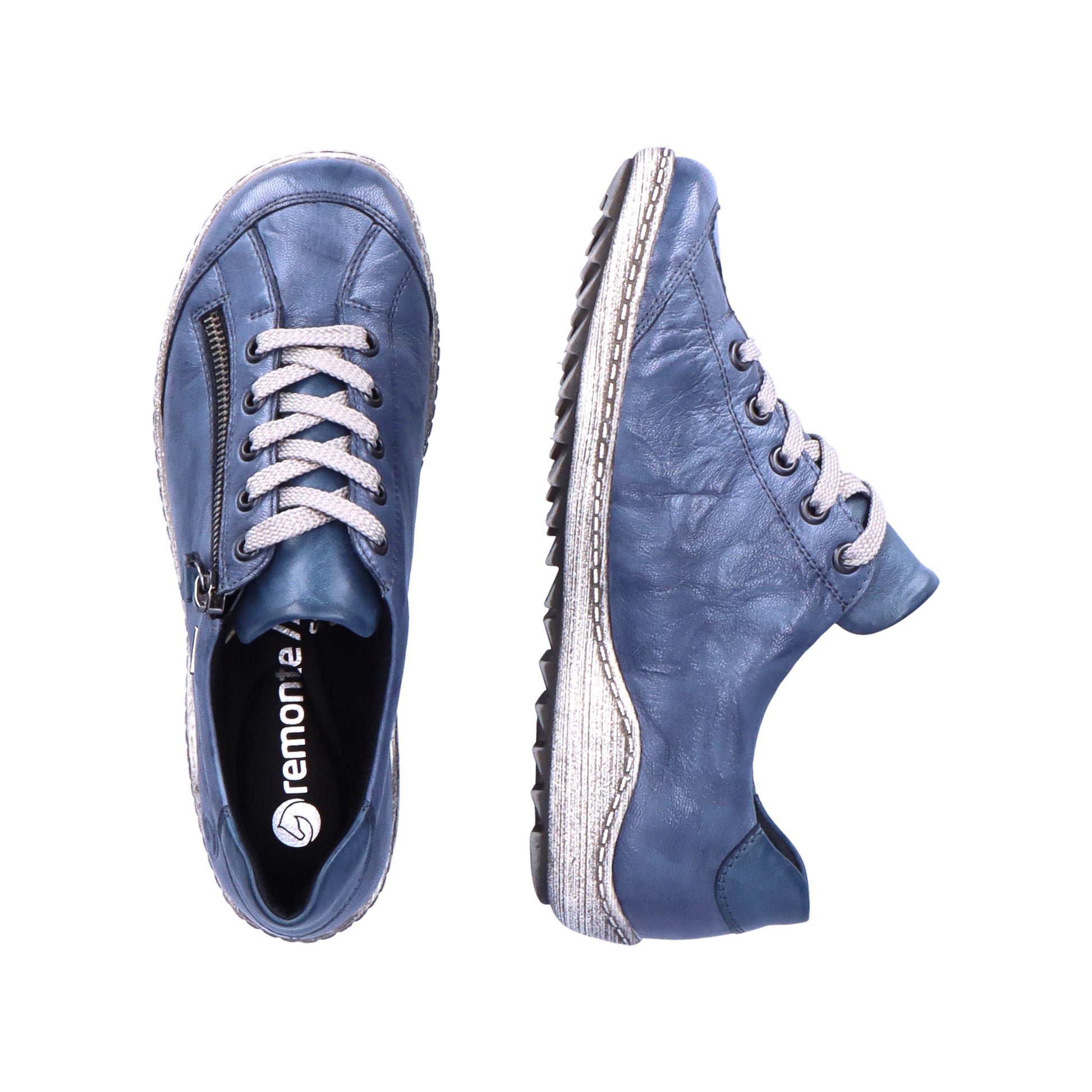 Blue Zip Shoes for Women | Remonte R1402-15