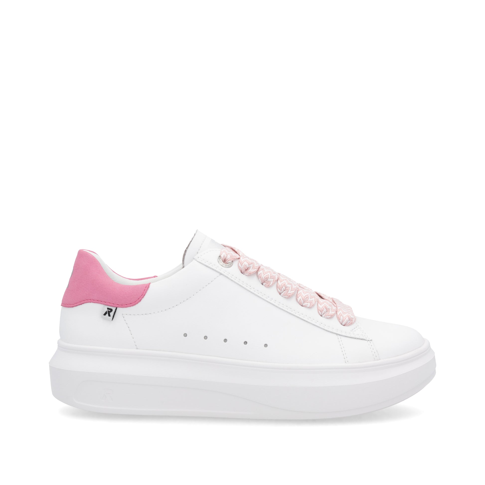 White Elasticated Shoes for Women | Rieker W1201-82