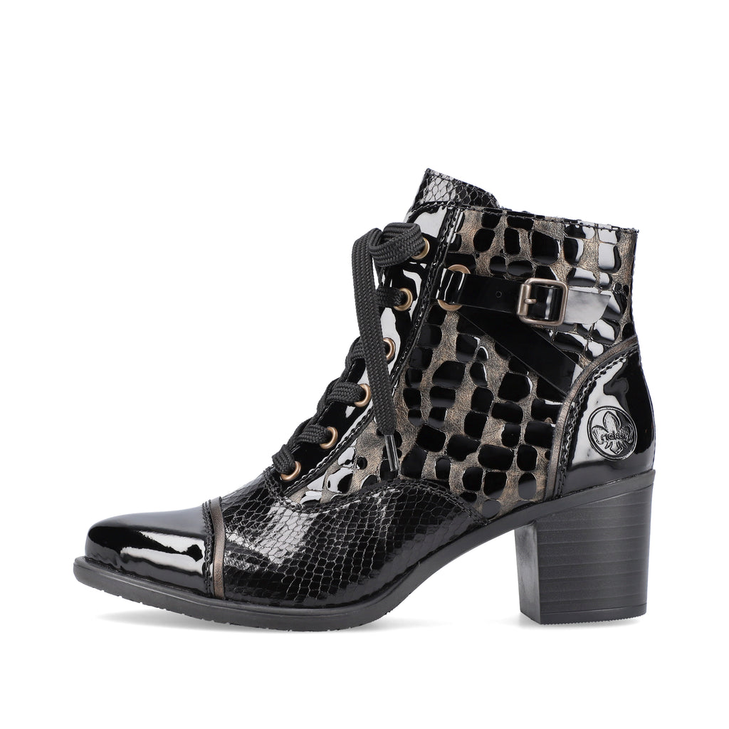 Black Zip Boots for Women | Rieker Y2032-00