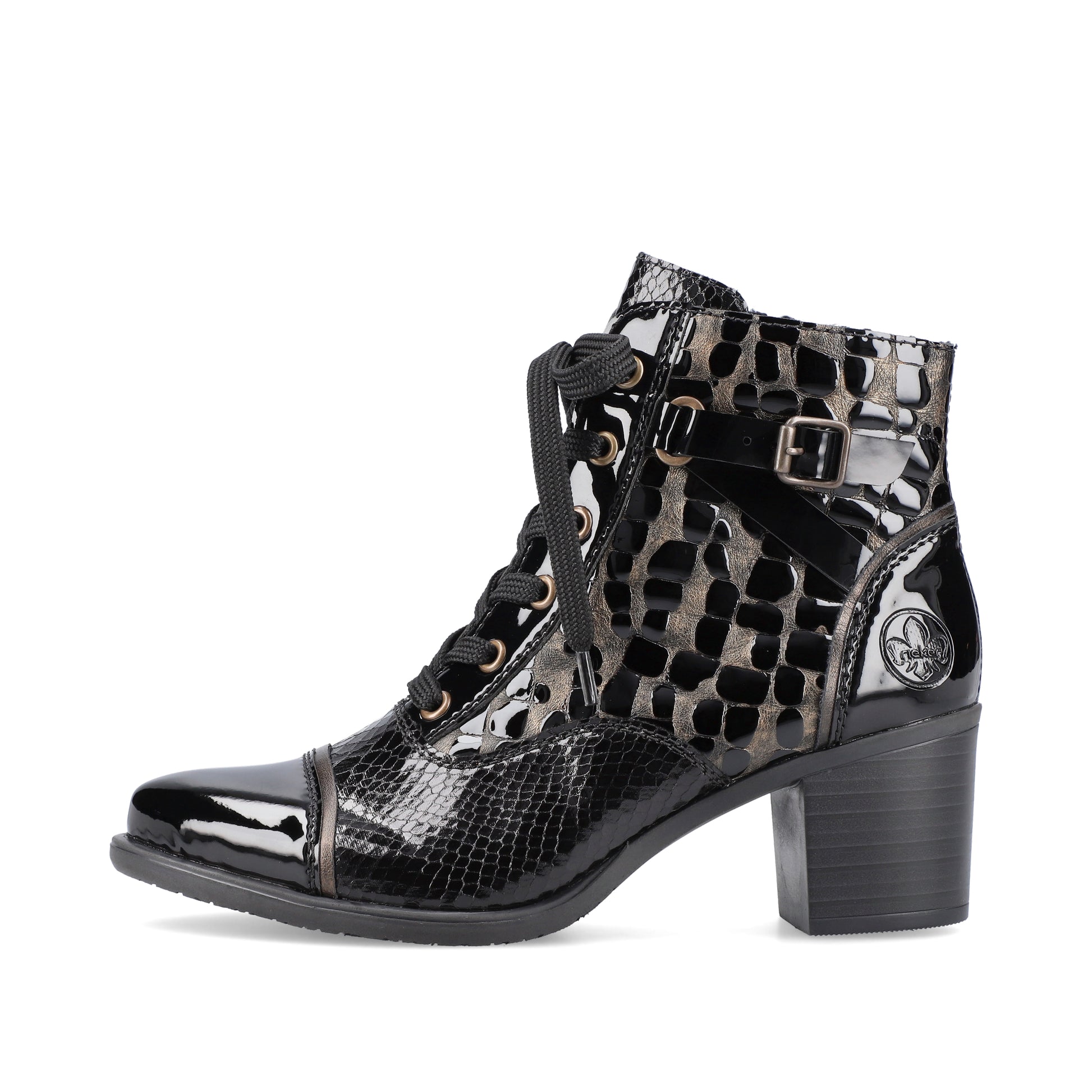 Black Zip Boots for Women | Rieker Y2032-00